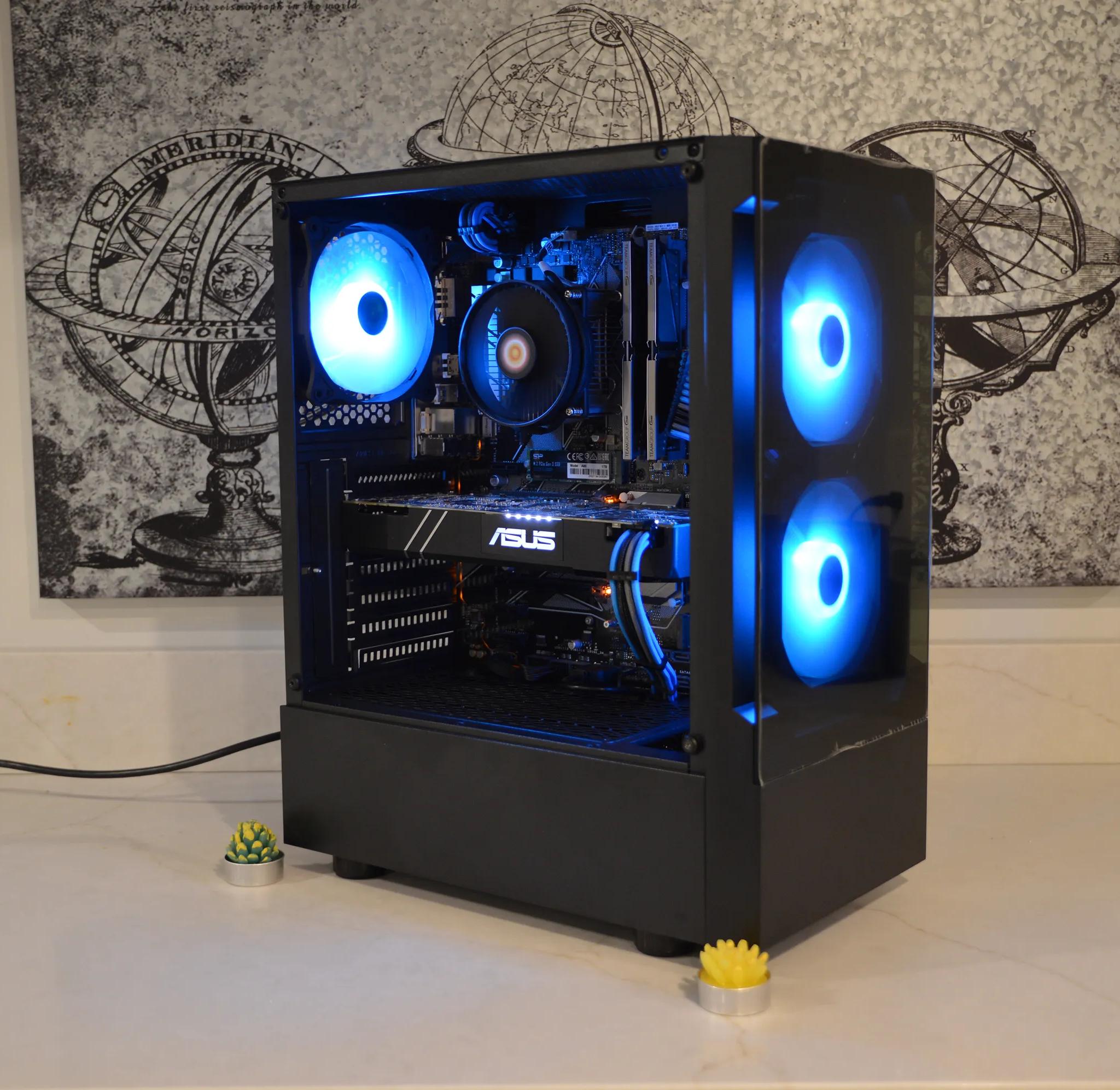 ⚫️🔵 Midnight Azure 🔵⚫️| Intel Core I7 8700K | NVIDIA GTX 1070 | 16GB RAM | 1TB NVME SSD |