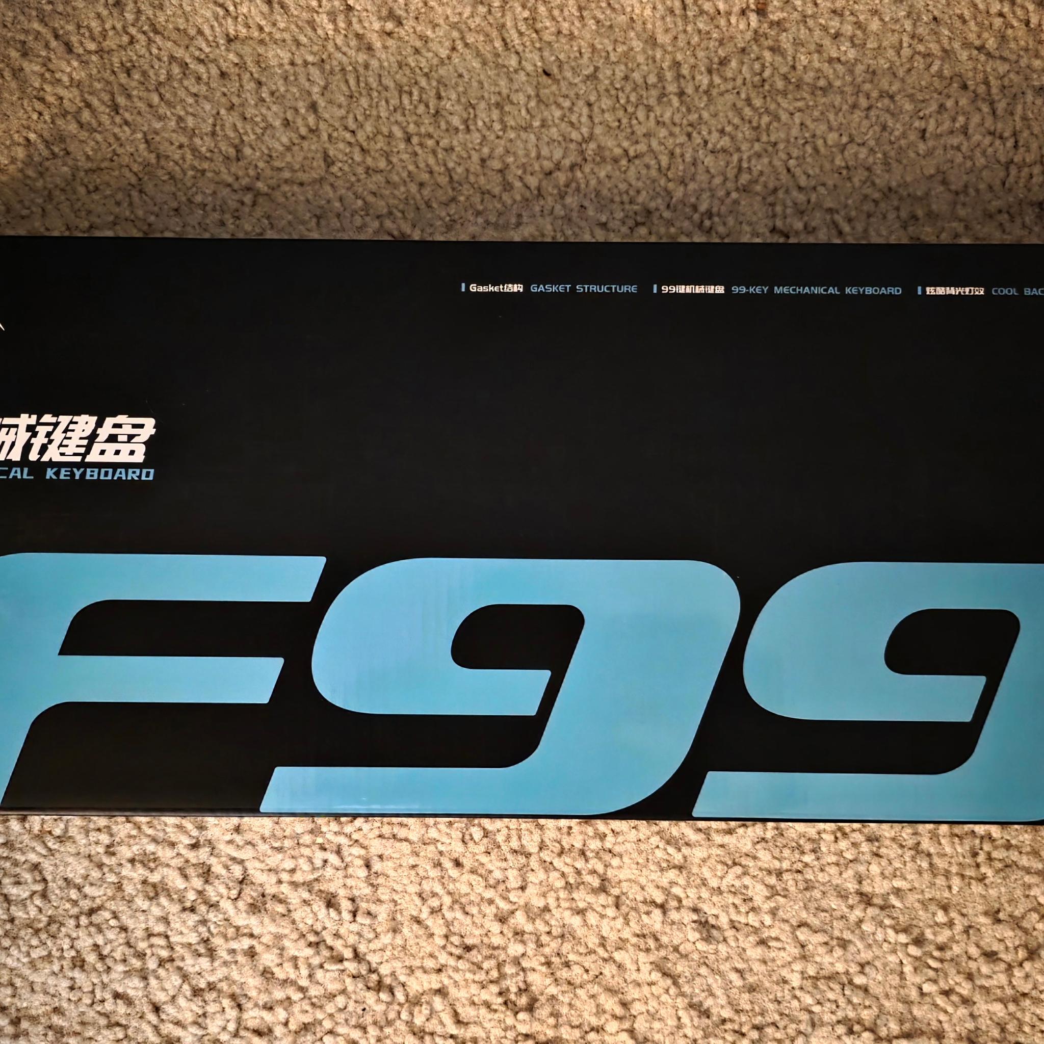 Aula F99 Wireless 96% Layout Black Grey White Mechanical RGB Hot Swappable Keyboard Brand New