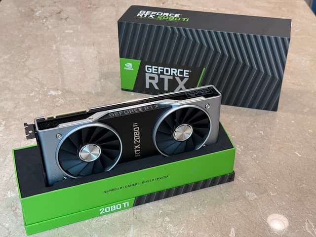 Founders Edition NVIDIA GeForce RTX 2080 Ti - 11GB GDDR6 - Like New!  In Original Box!