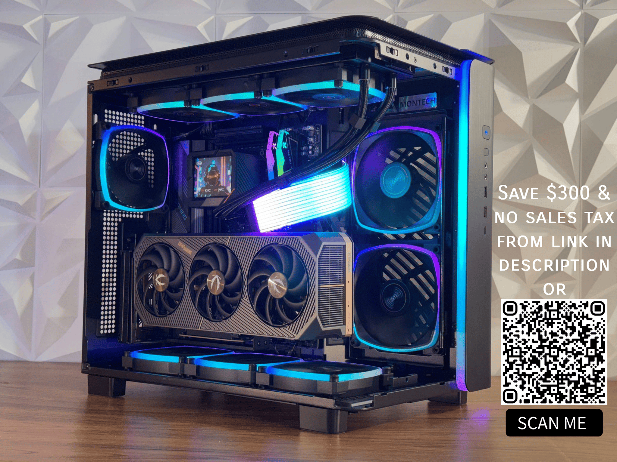 🧊 RTX 5080| Ryzen 7 9850X3D | 32GB RGB | 2TB | Windows 11 Pro “AURORA TITAN” 🧊
