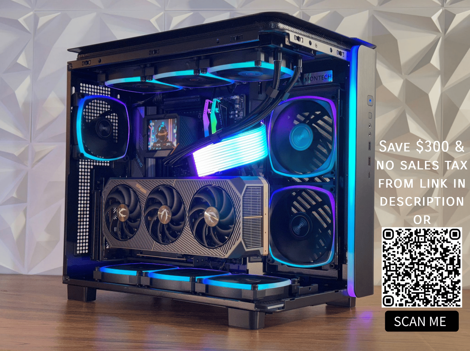 🧊 RTX 5080| Ryzen 7 9850X3D | 32GB RGB | 2TB | Windows 11 Pro “AURORA TITAN” 🧊