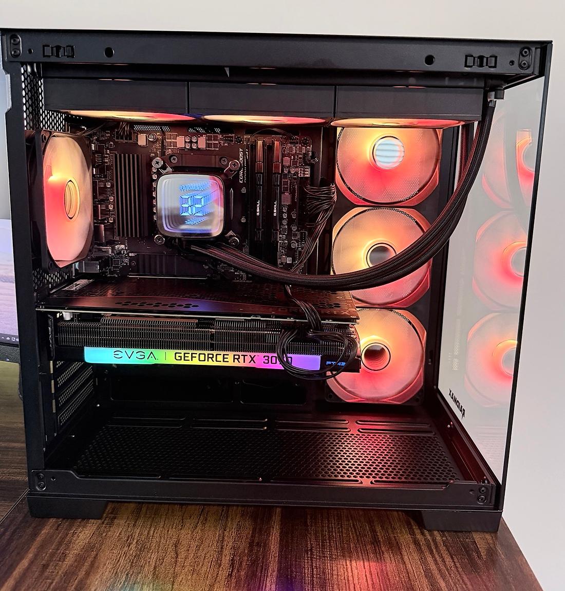 Custom Gaming PC EVGA RTX 3070 Ryzen 5 5500 32GB RAM 1TB NVMe WiFi Win 11 Pro
