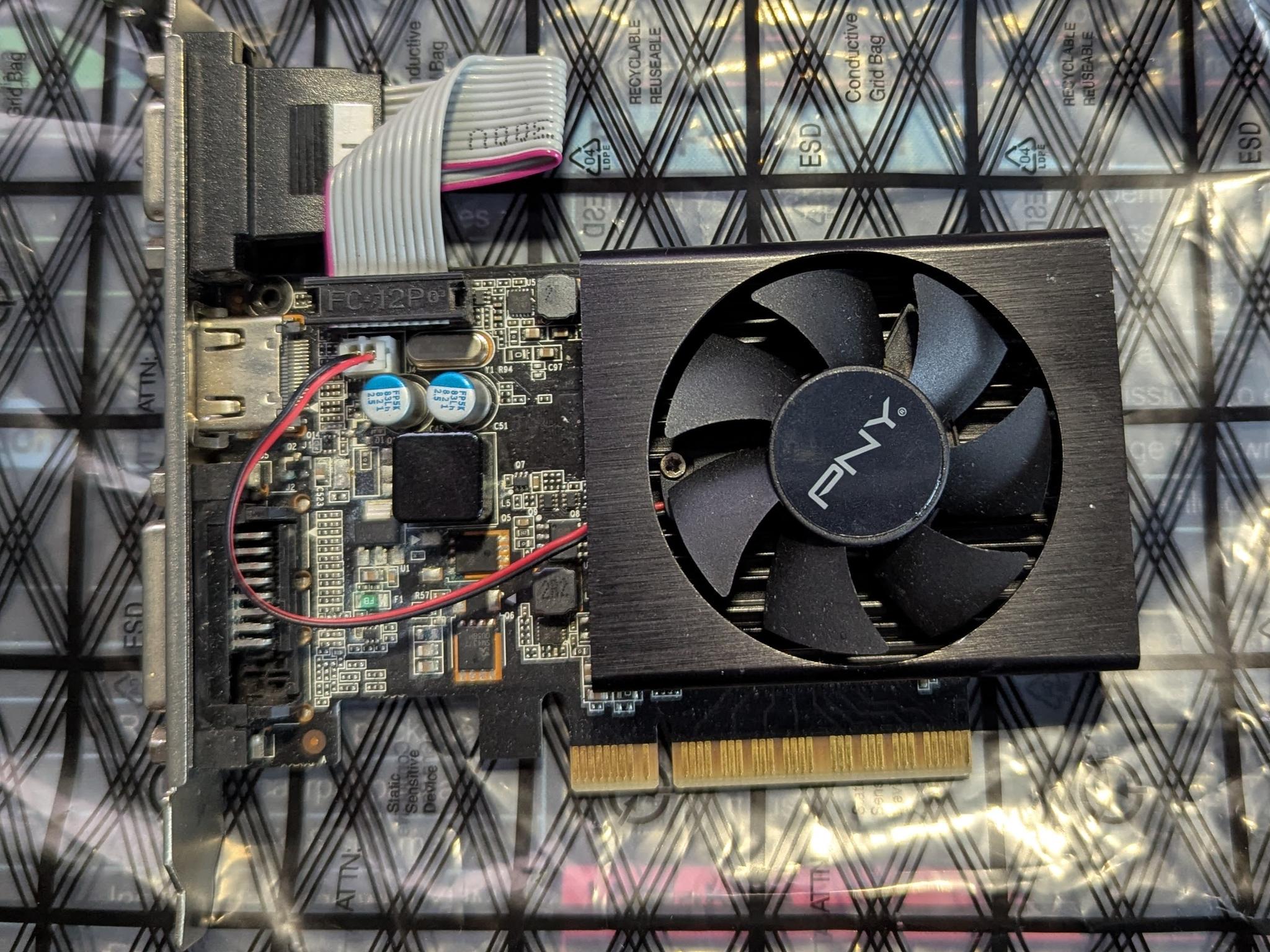 PNY NVIDIA GEFORCE GT 710 2GB DDR3 GRAPHICS CARD Low Profile
