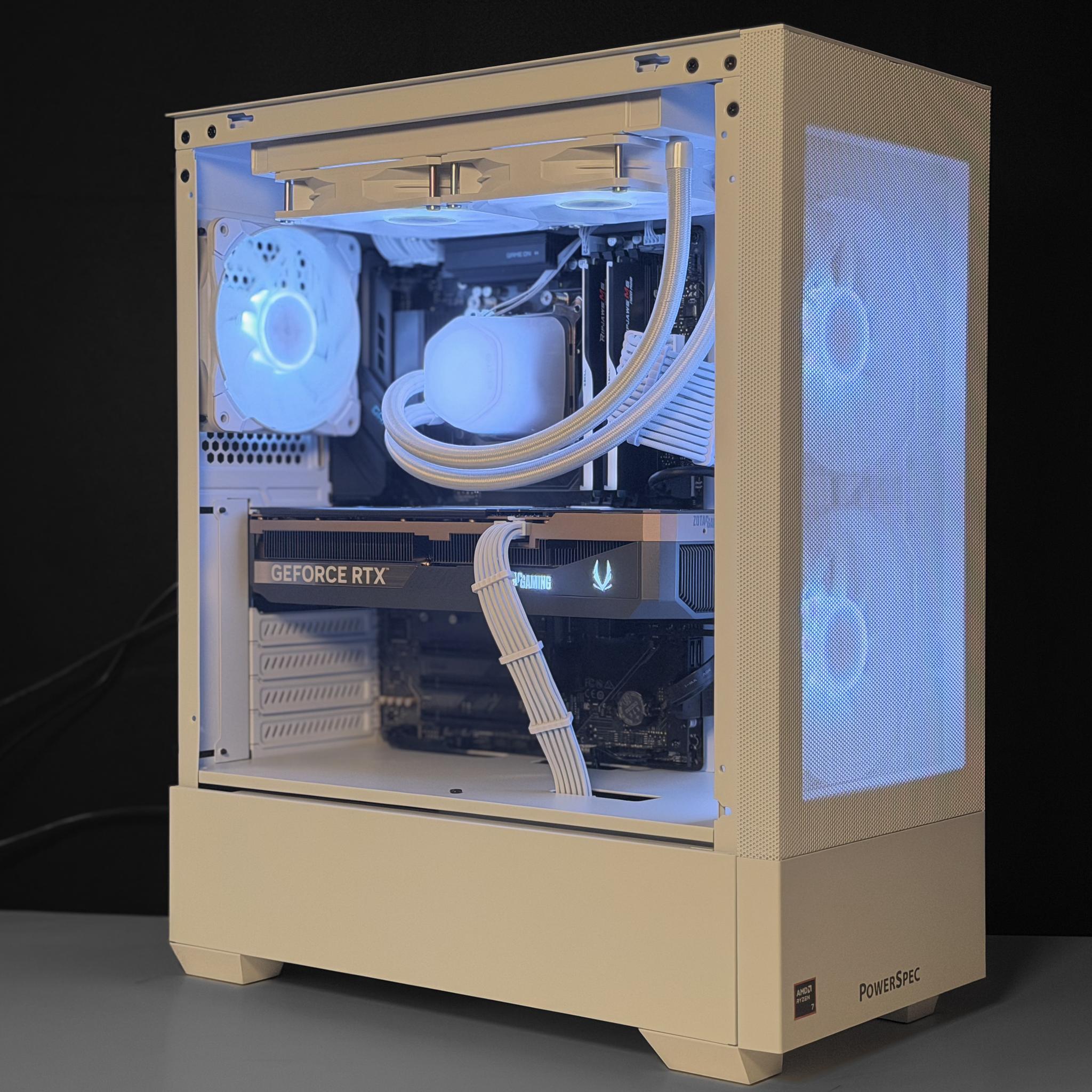 🤍🚀 WHITE FLAGSHIP MONSTER | Ryzen 9 9800X3D | RTX 5080 | 32GB DDR5 6000 | 2TB 990 EVO | 240mm AIO 🚀🤍