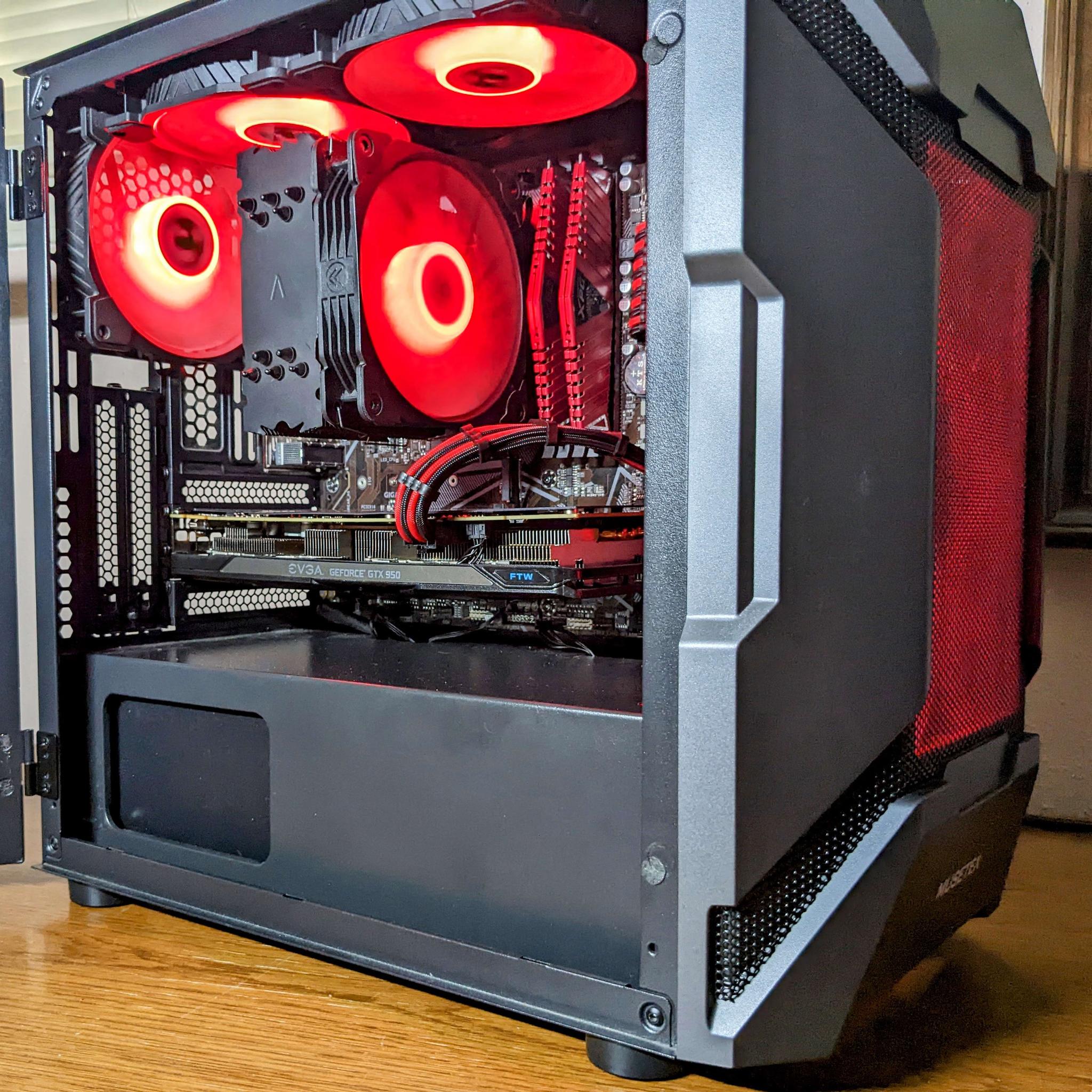 AMD Ryzen 5600G 4.4Ghz, 240GB Storage, 16GB RAM, Gtx 950, Custom Built Gaming and Work Desktop