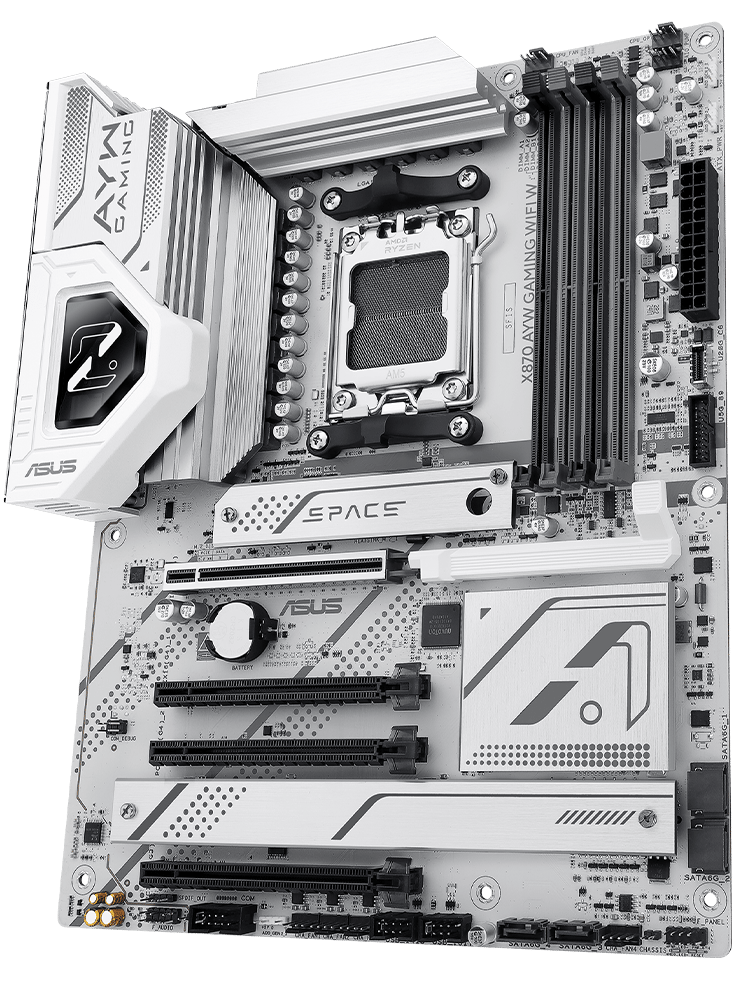 ASUS AYW Gaming X870 WI-FI ATX Motherboard AM5 BNIB All-White