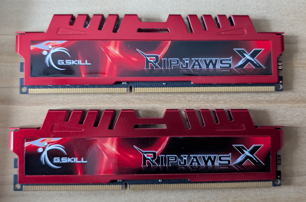 G.Skill Ripjaws X Series 16GB (2 x 8GB) DDR3 1600 Desktop Memory kit