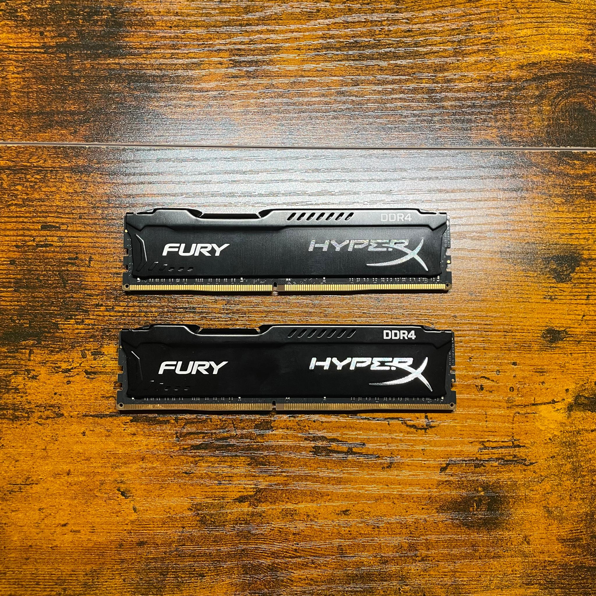 Kingston HyperX Fury memory• 2x8gb 2666mhz