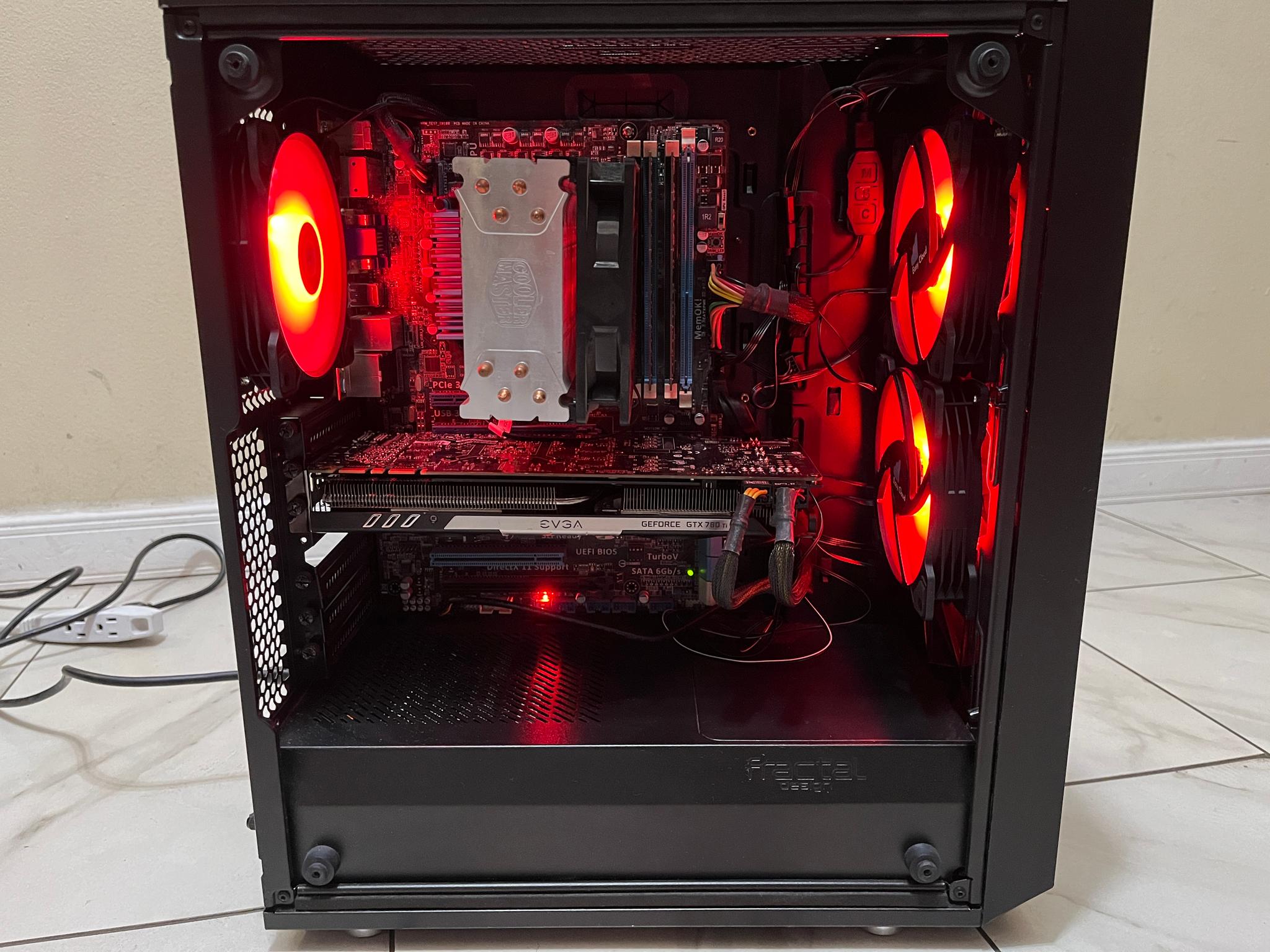 🔥Budget Gaming PC – RGB Case w/ Remote- Intel Core i5-3570K, GTX 780 Ti, 1 TB Storage & 12 GB RAM 🖥️