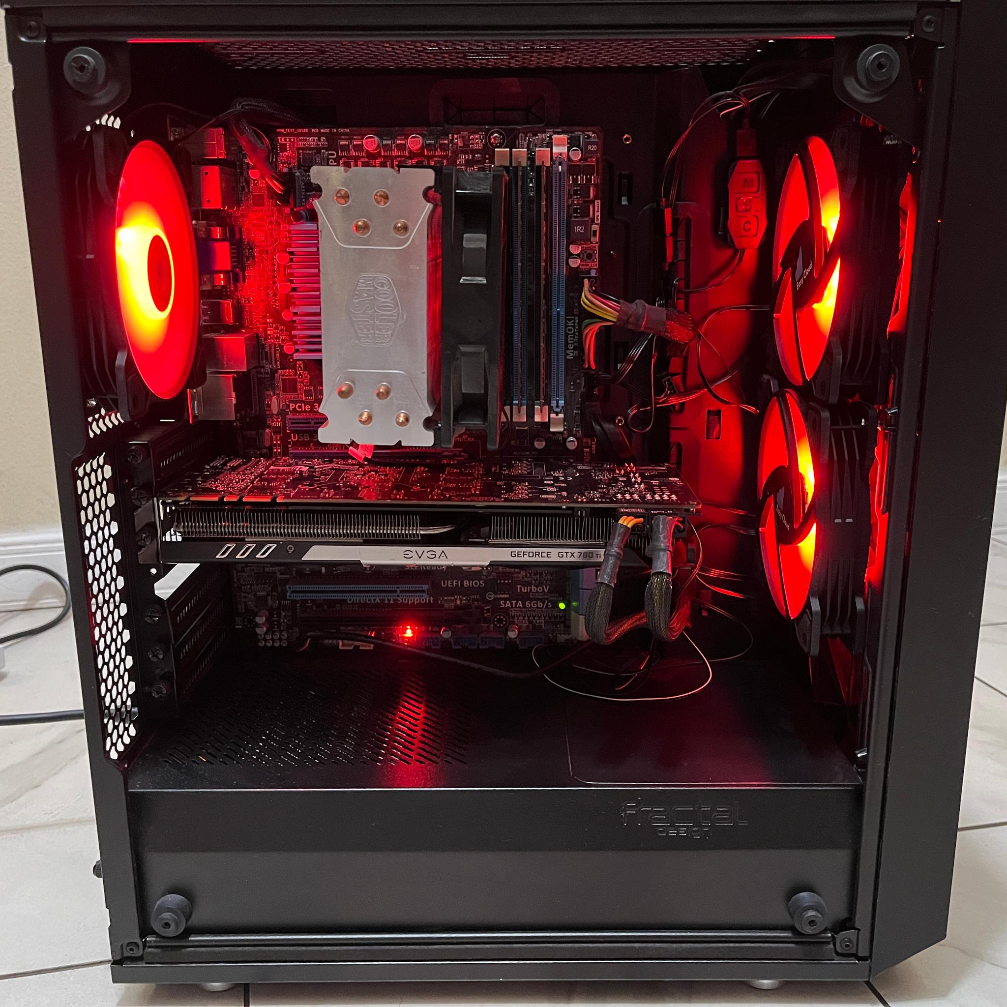 🔥Budget Gaming PC – RGB Case w/ Remote- Intel Core i5-3570K, GTX 780 Ti, 1 TB Storage & 12 GB RAM 🖥️