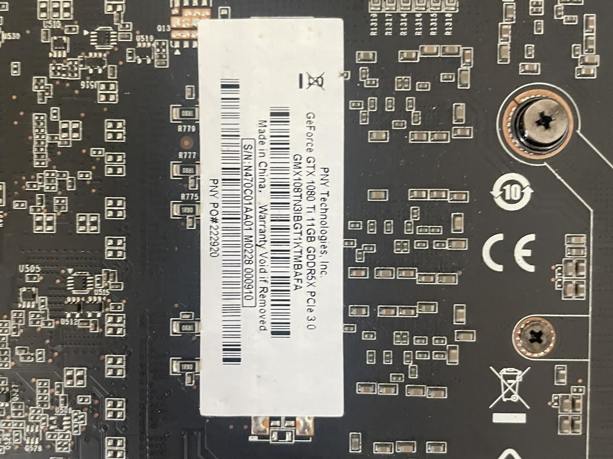 PNY GTX 1080Ti Blower Card