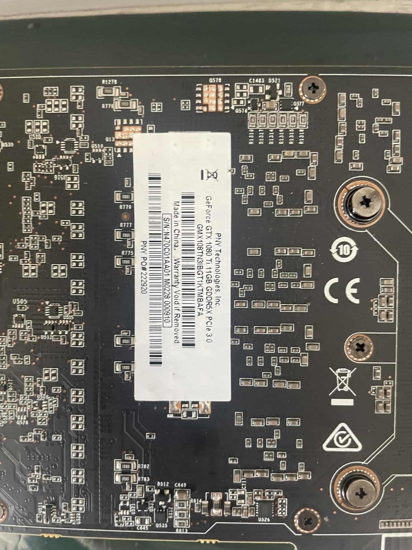 PNY GTX 1080Ti Blower Card