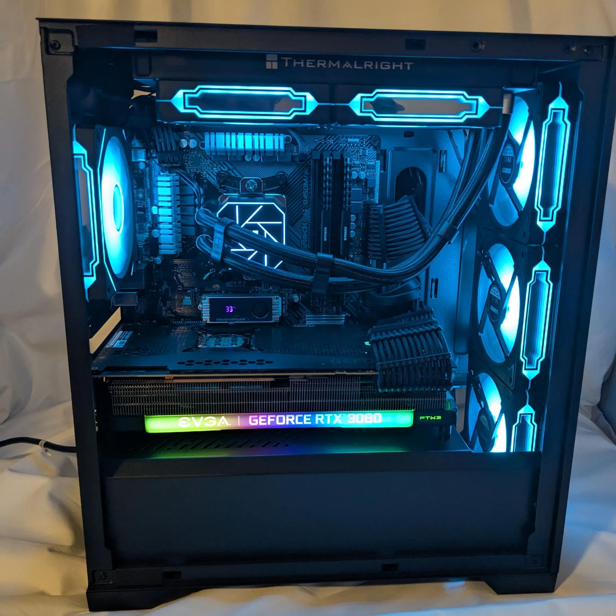 🔥 Custom Gaming PC – RTX 3080 | Ryzen 9 3900X | 32GB RAM | 1TB NVMe 🔥