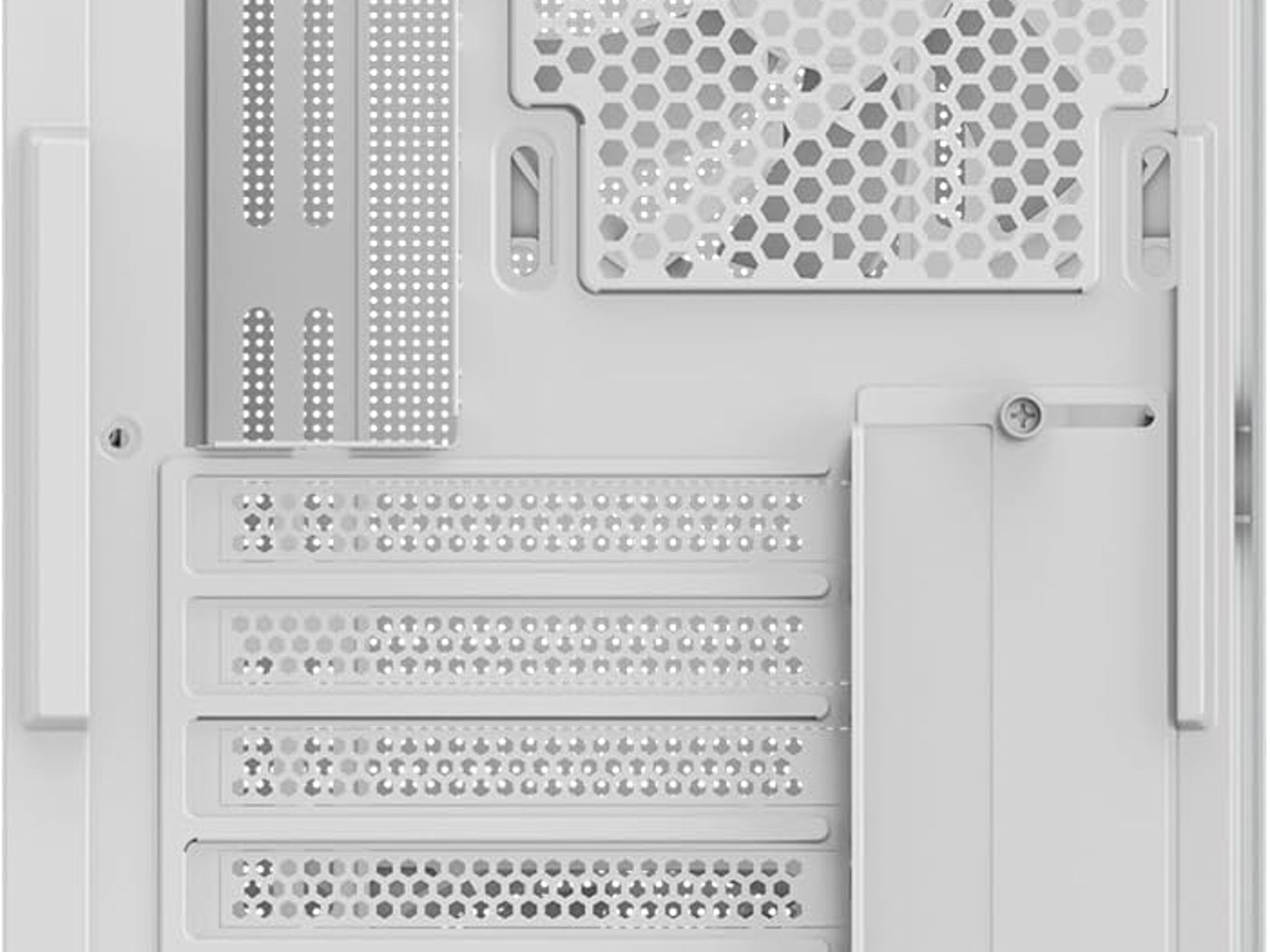 GIGABYTE C102 Glass ICE White Mid Tower PC Tempered Glass Gaming Computer Case
