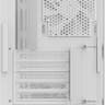 GIGABYTE C102 Glass ICE White Mid Tower PC Tempered Glass Gaming Computer Case