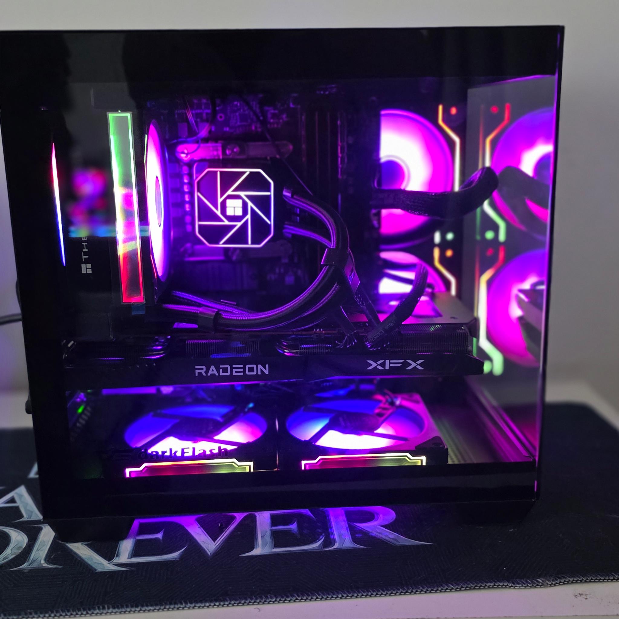 Gaming PC – 6700 XT | 32GB RAM | 1.5TB SDD+HDD | 12th Gen | RGB Liquid Cooled