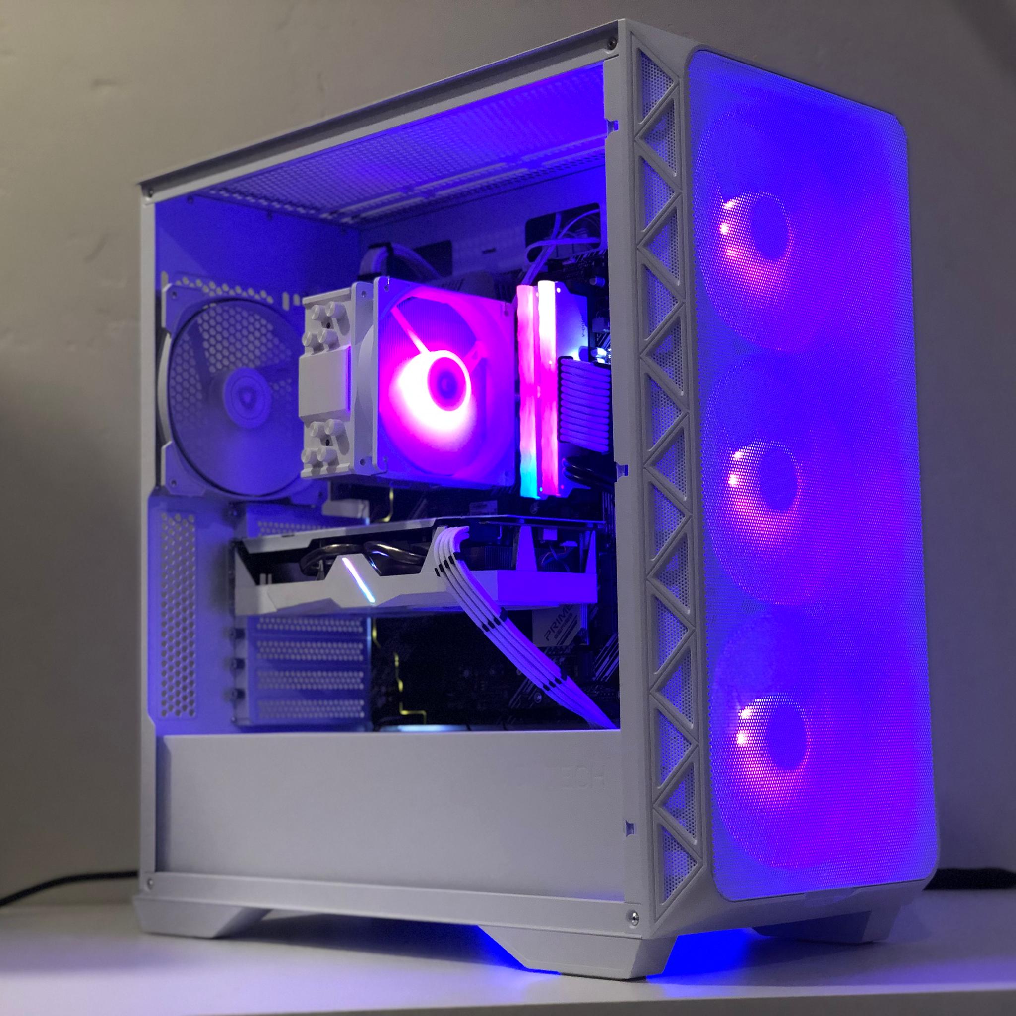 $675 White Gaming Pc - ryzen 5 - 2060 - 16gb or ram