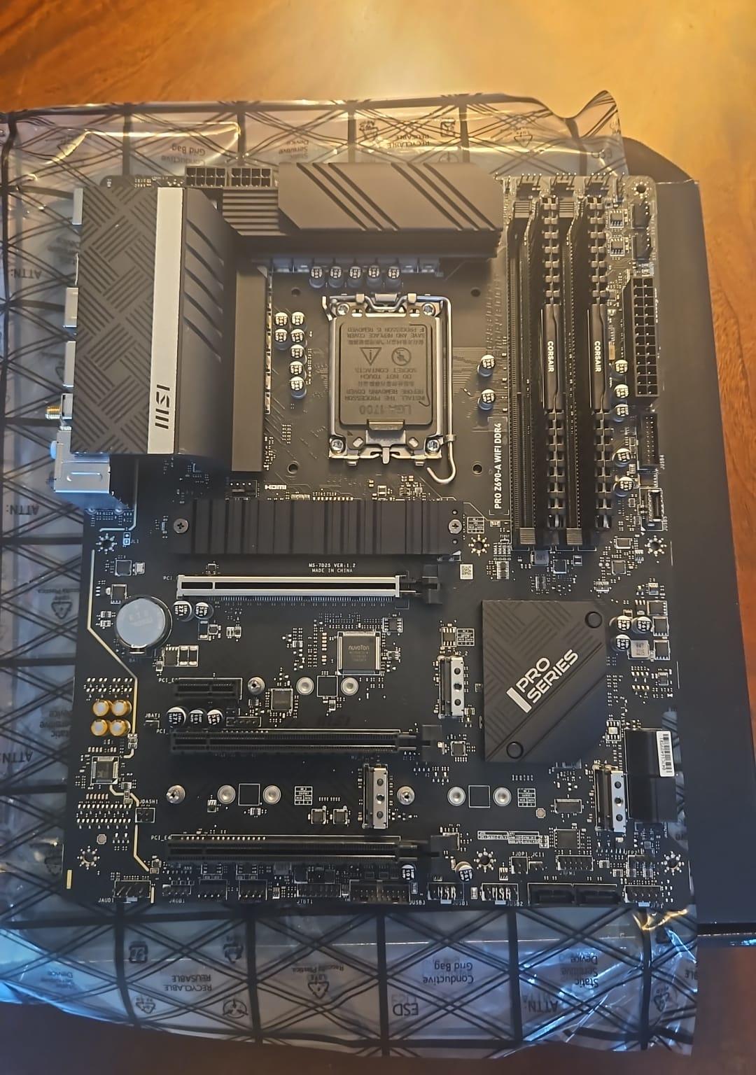 MSI Z790-A LGA 1700 Wifi motherboard bundle