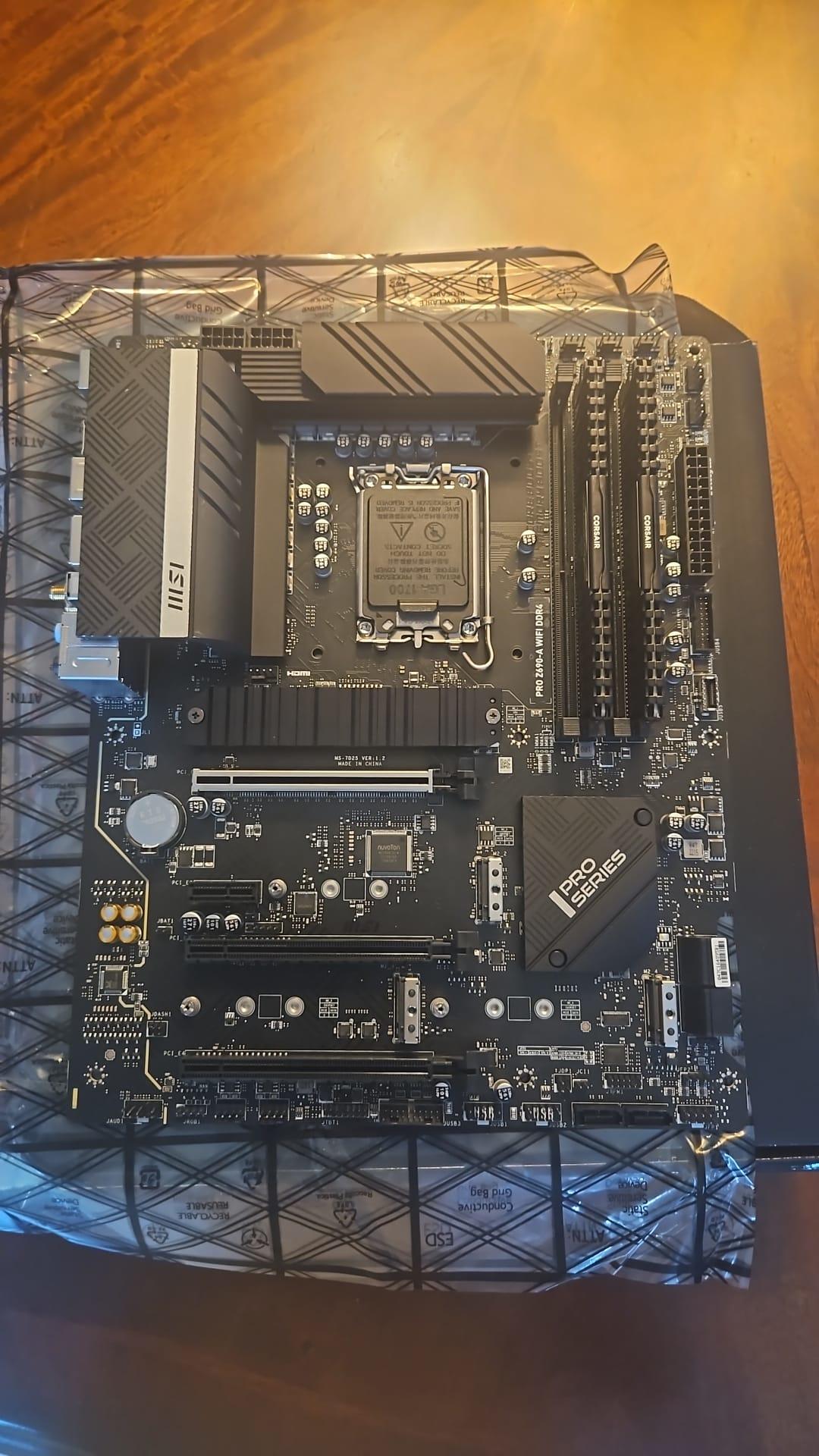 MSI Z790-A LGA 1700 Wifi motherboard bundle