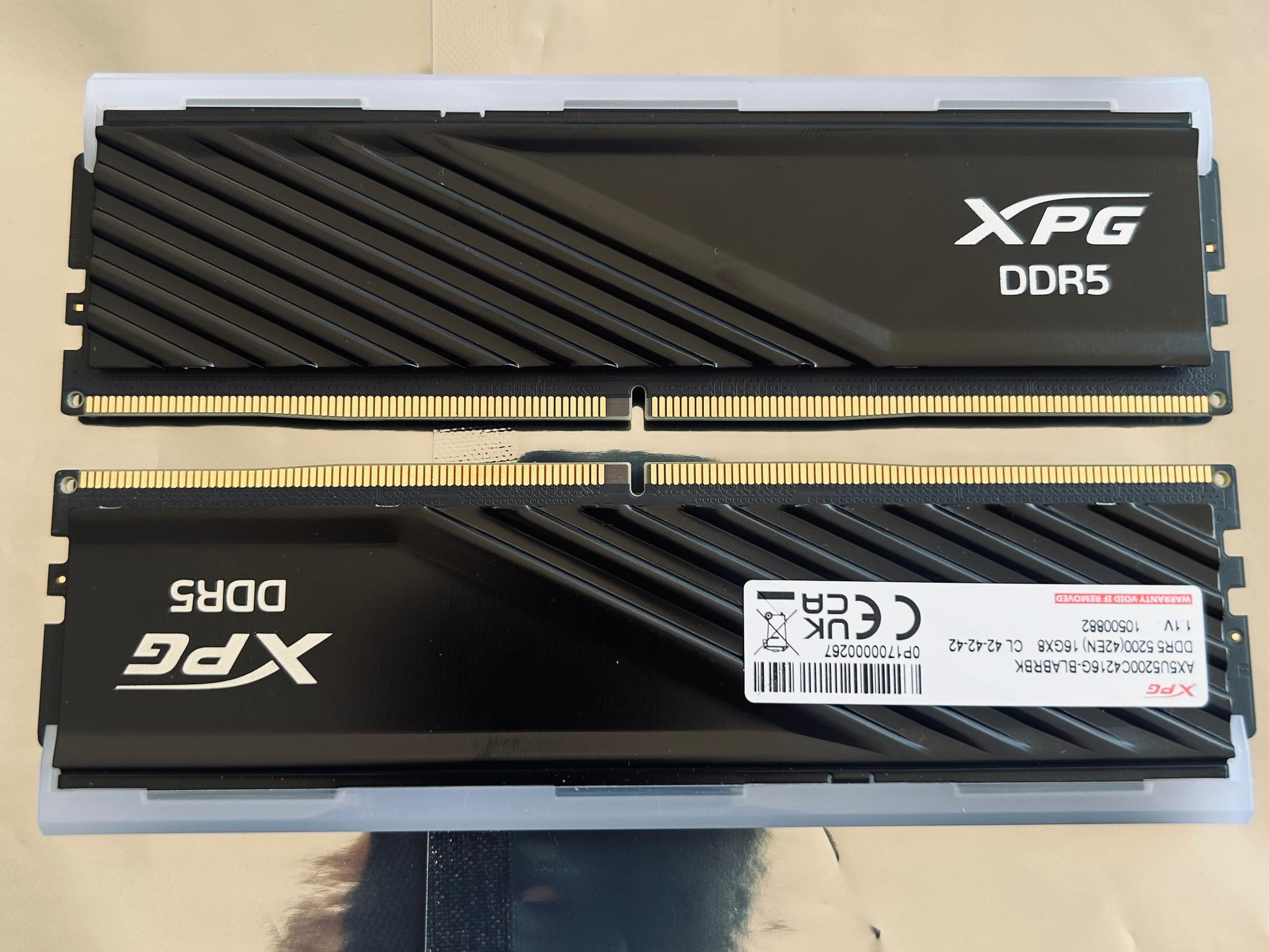 adata XPG DDR5 32GB kit 5200