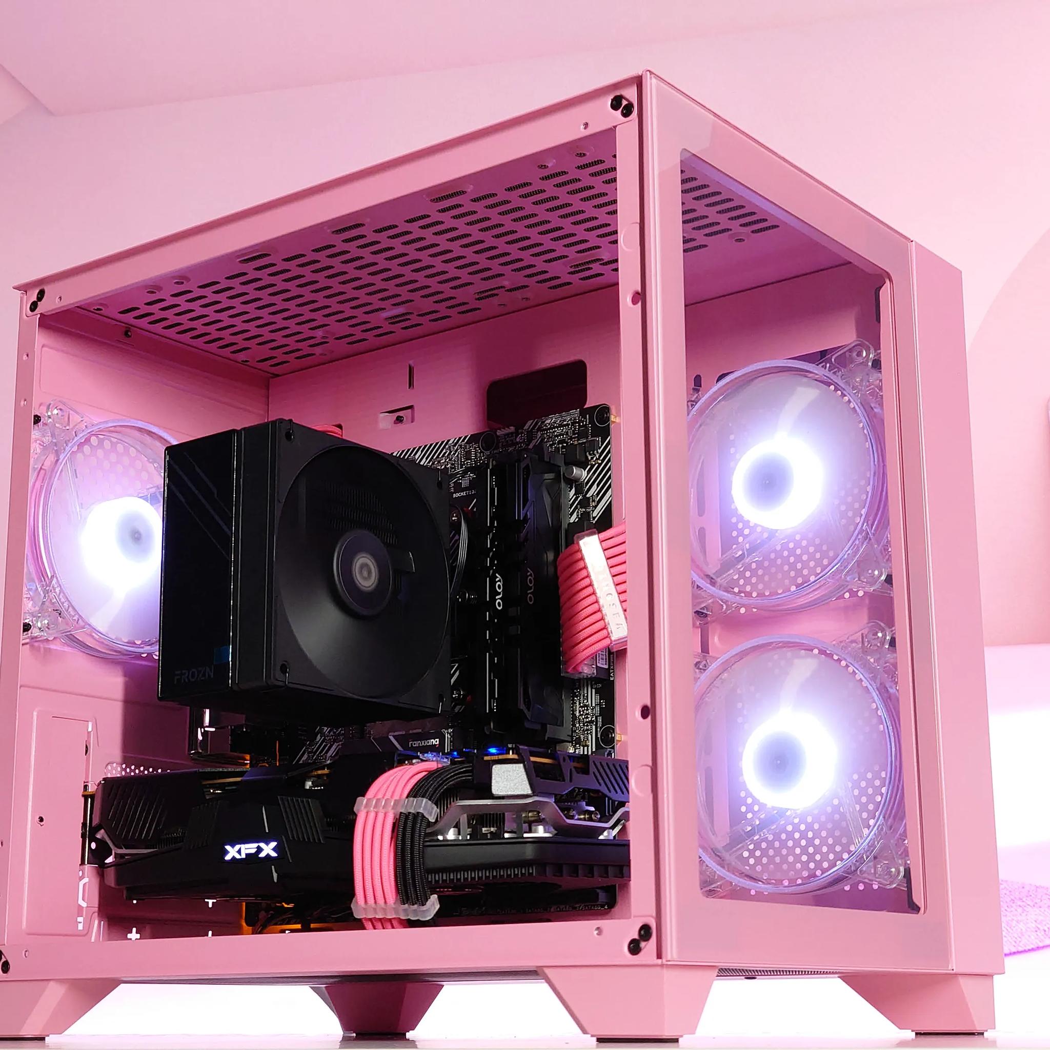 🩷🧁Buu Gaming PC🍧AMD RX 5700 XT 8GB 🍧AMD Ryzen 5 3600 6 core🍧16GB DDR4🍧1TB SSD