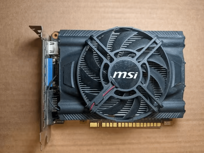 MSI NVIDIA GTX 650 2GB (N650-2GD5/OC) SINGLE FAN GRAPHICS CARD