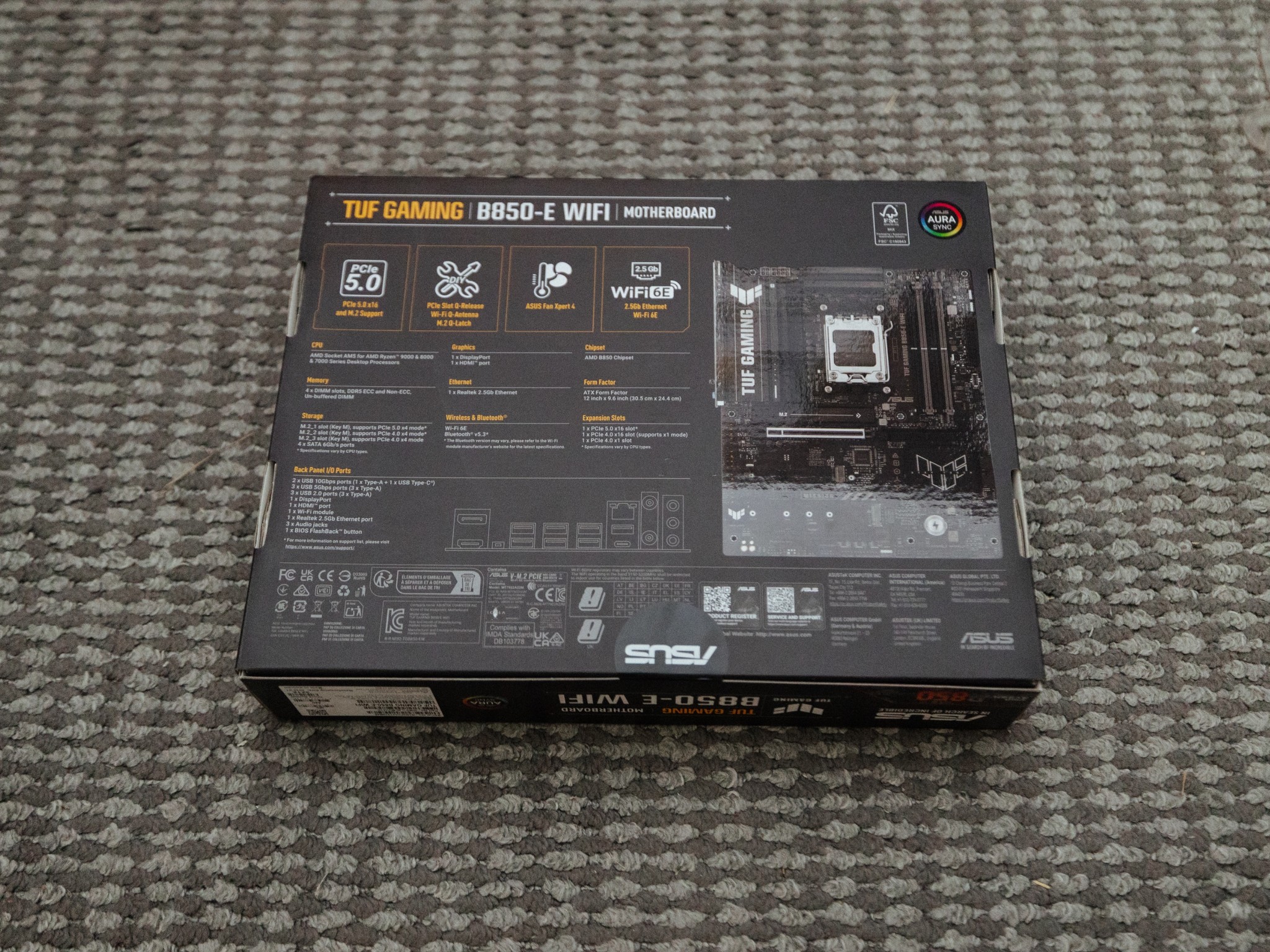 ASUS ROG TUF Gaming B850-E Motherboard