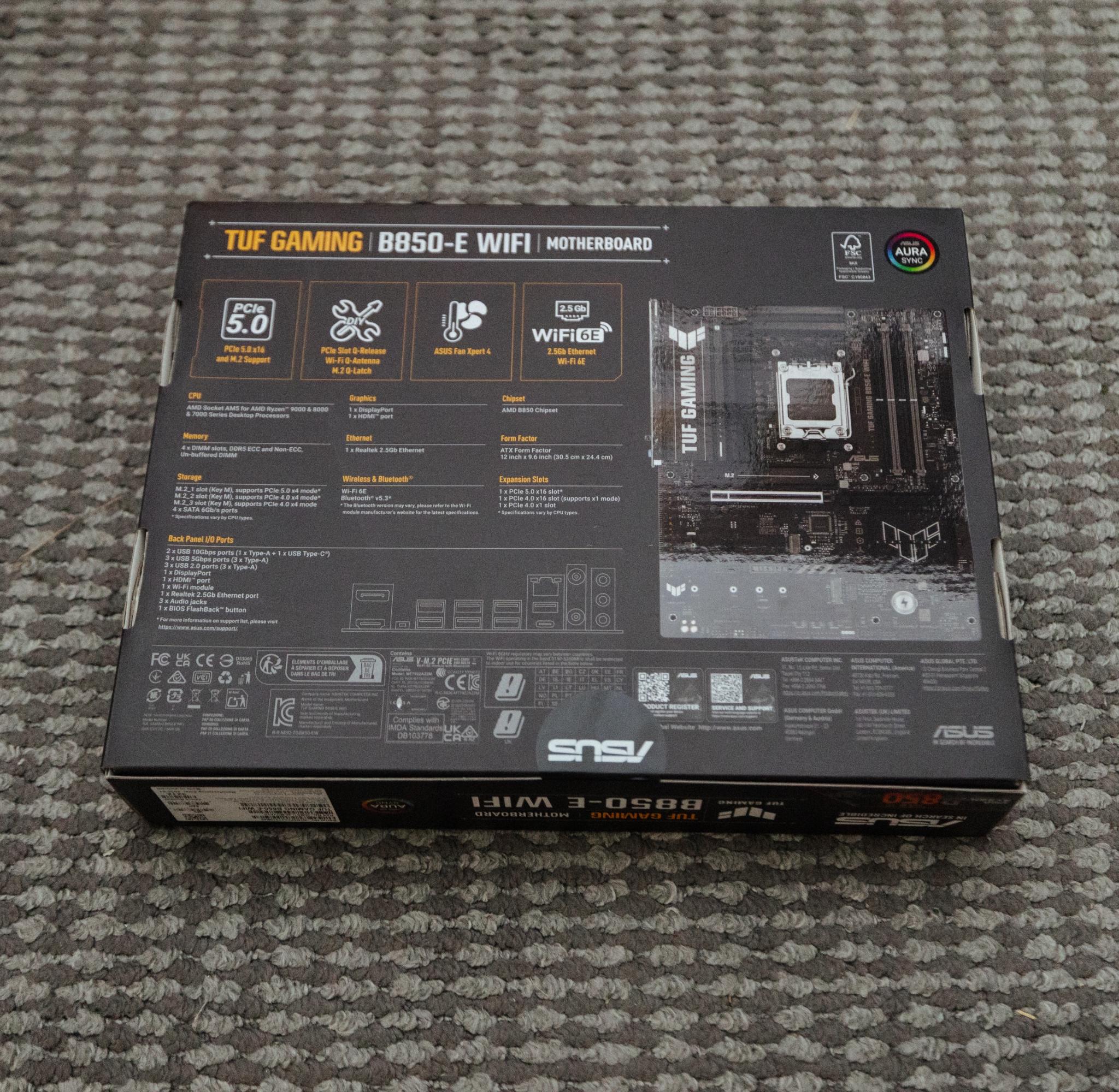 ASUS ROG TUF Gaming B850-E Motherboard