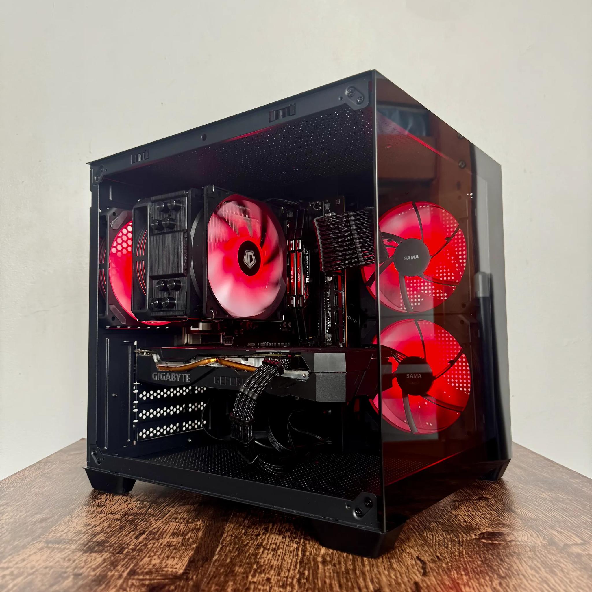 🖤Black🖤 Budget Gaming PC (Ryzen 5 2600 + RTX 2060 Super + 16gb Ram)