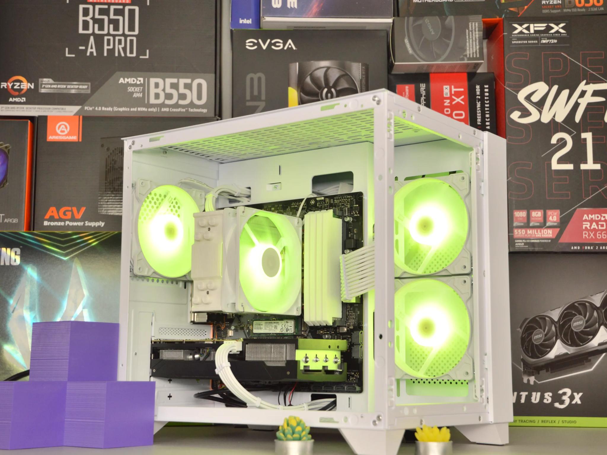 ❄️❄️| RTX 3060 Ti 8GB | RYZEN 5 5600 | 32GB DDR4 RAM | 1TB NVME SSD | The Snowflake |