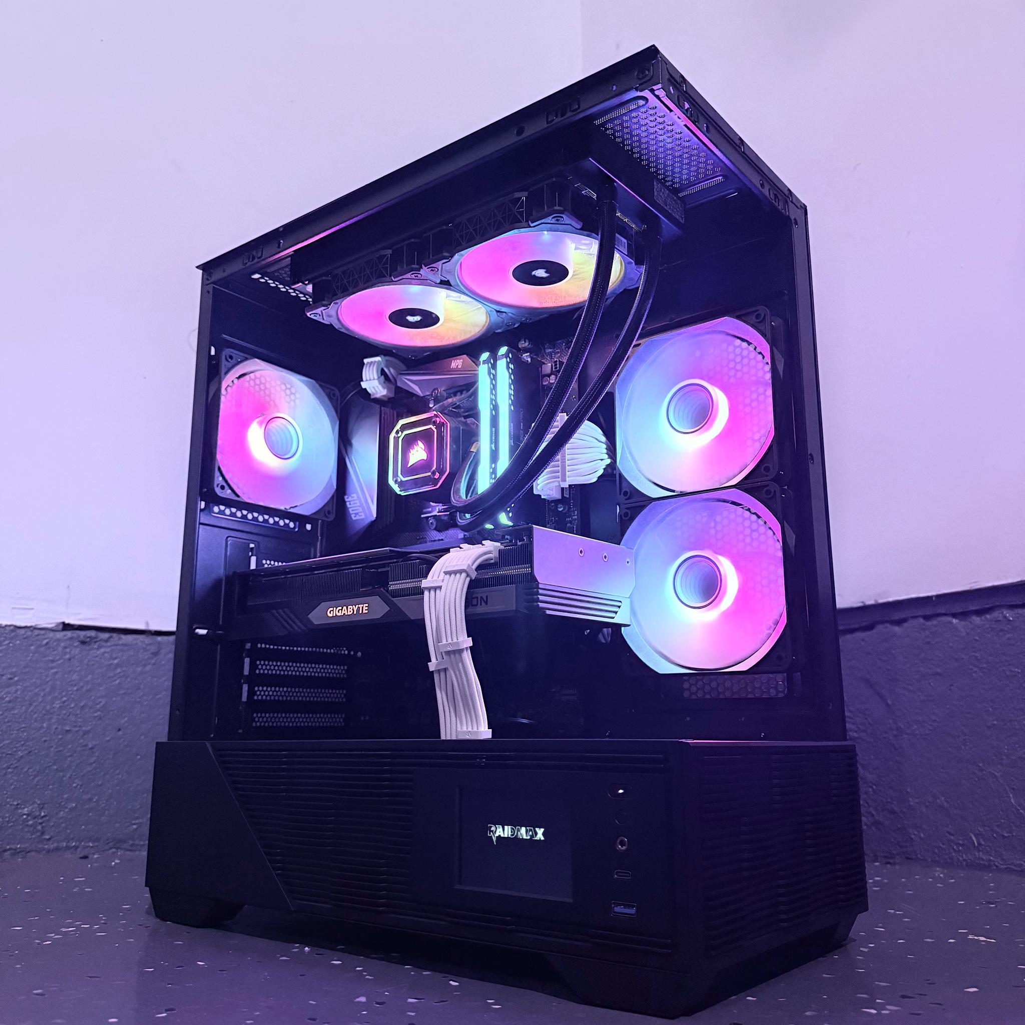 ⚫️"Phantom Prism"🌈| 1440p Gaming | RX 7800XT 16GB | Ryzen 7 3800X | 32B Ram | 1TB Storage