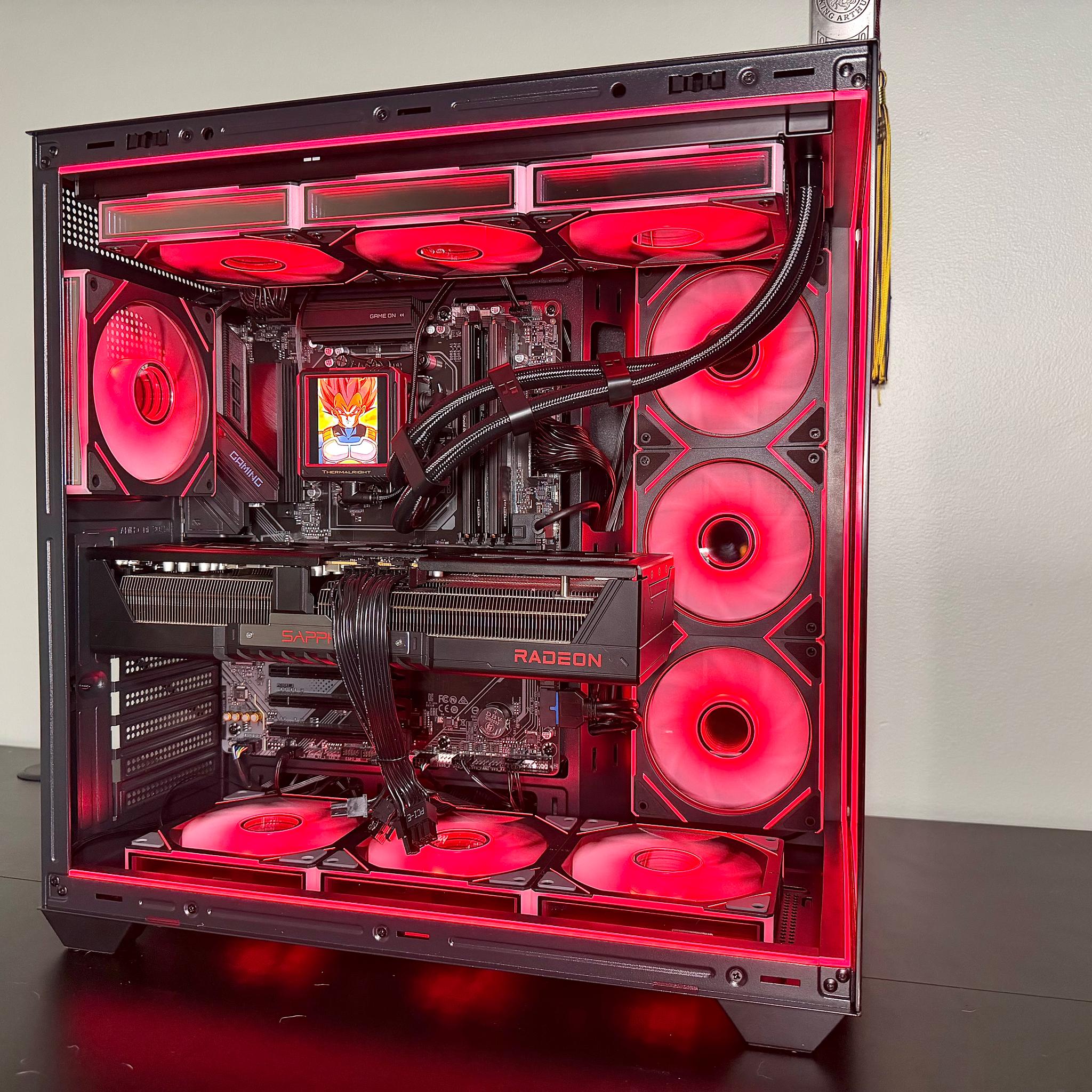 Insane 7800X3D | 9070XT | 48GB DDR5 | 2TB M.2 | LCD Screen AIO Cooler Gaming PC