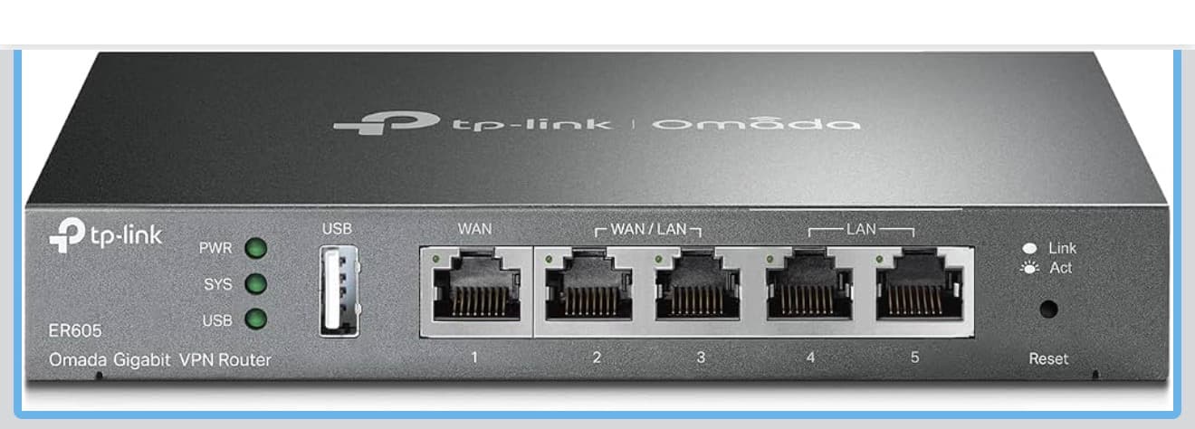 Wired Omada router