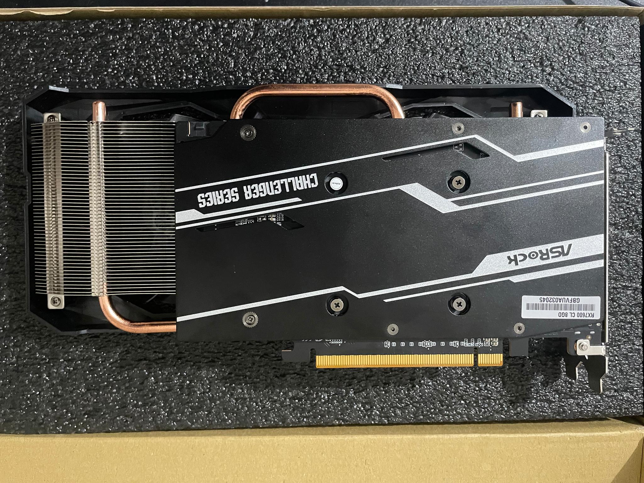 ASRock AMD Radeon RX 7600 Challenger OC 8GB GDDR6 Graphics Card