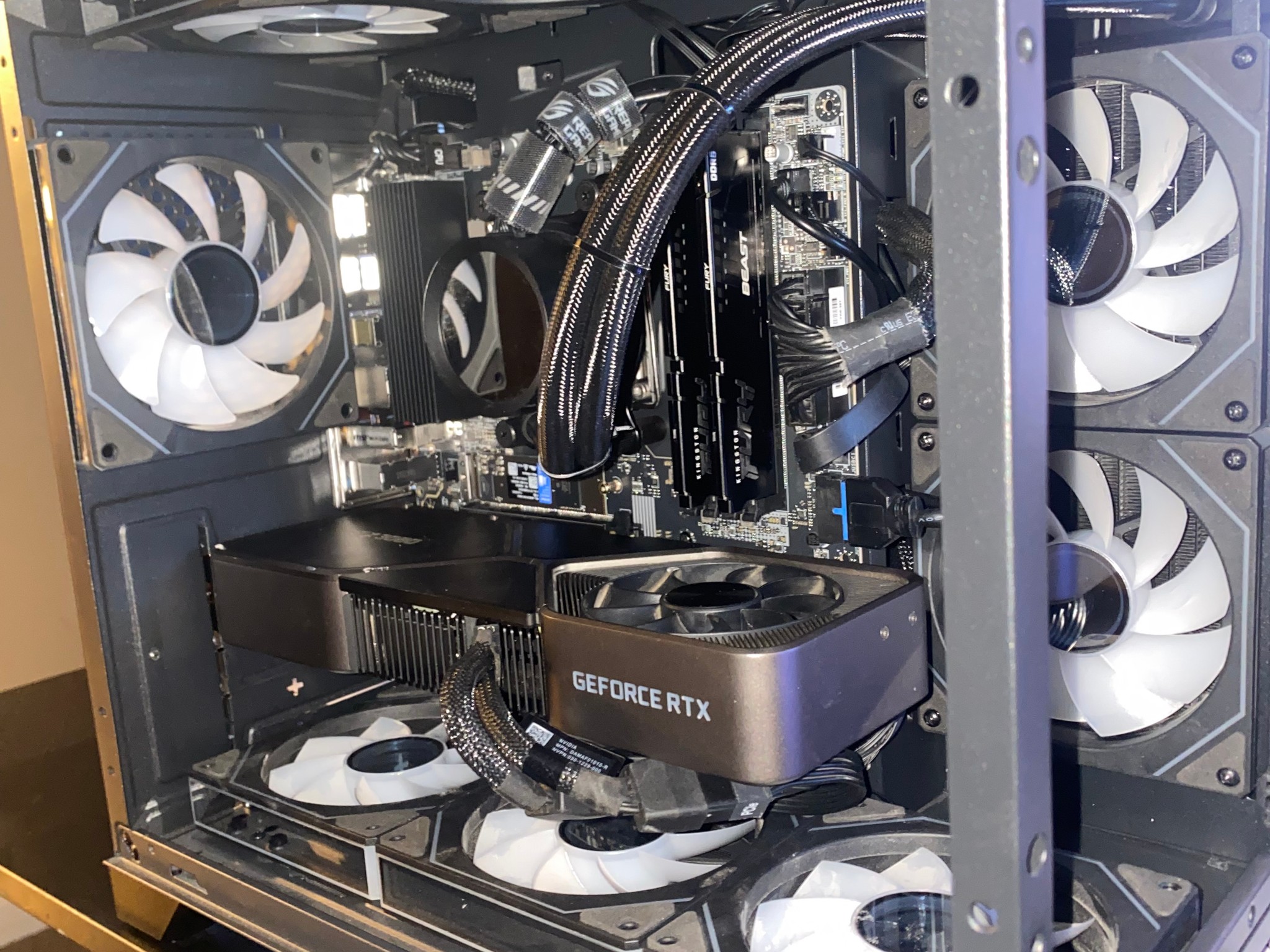 MATX 1440p beast AM5 Custom Build | AMD Ryzen 5 7500x3D | NVIDIA RTX 3080 FE | 32GBs DDR5