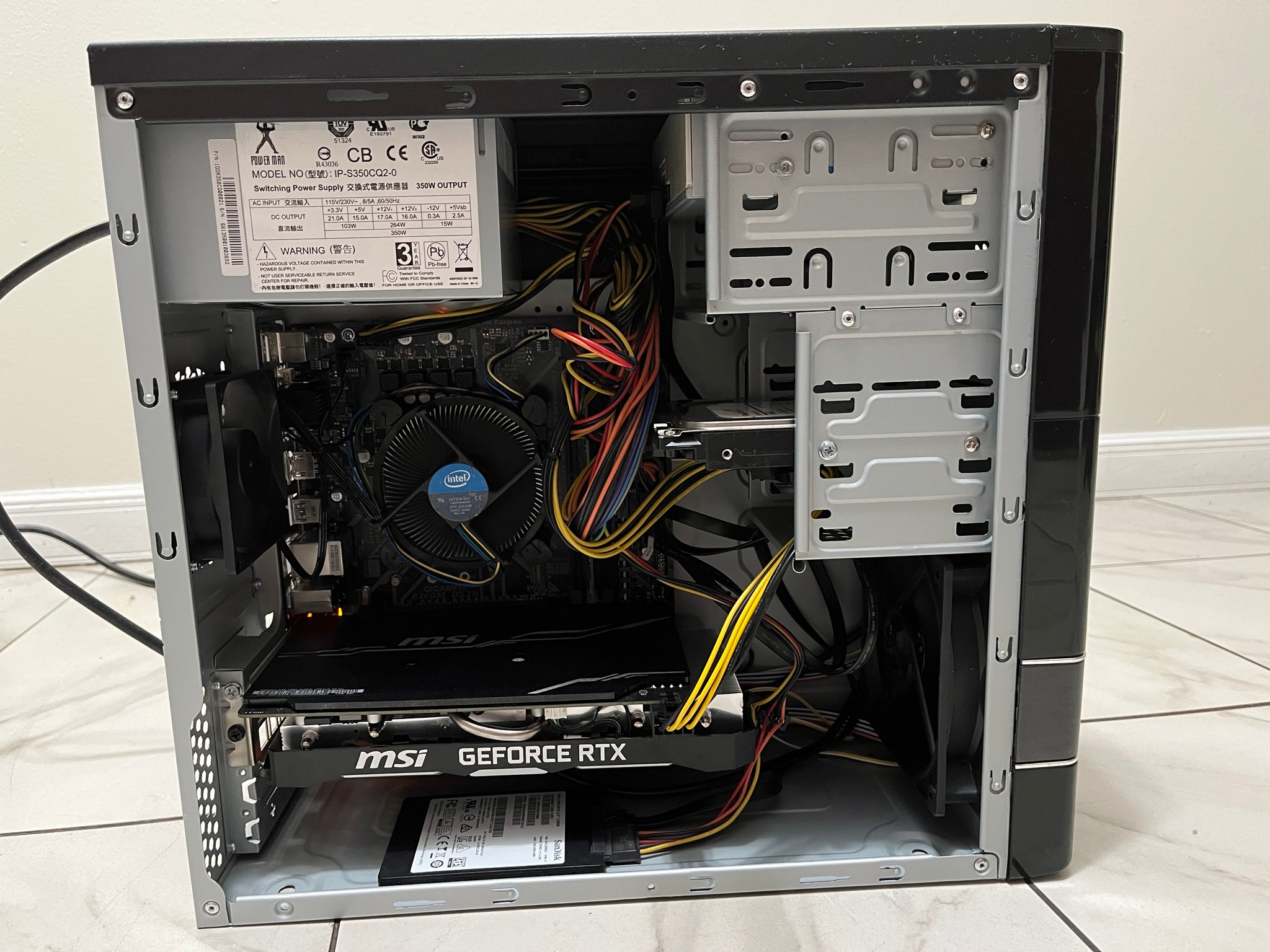 NVIDIA RTX 2060 Super, Intel Core i5-8400, 16GB RAM, 1.1 TB Storage, Sleeper Gaming PC w/ Wi-Fi & BT