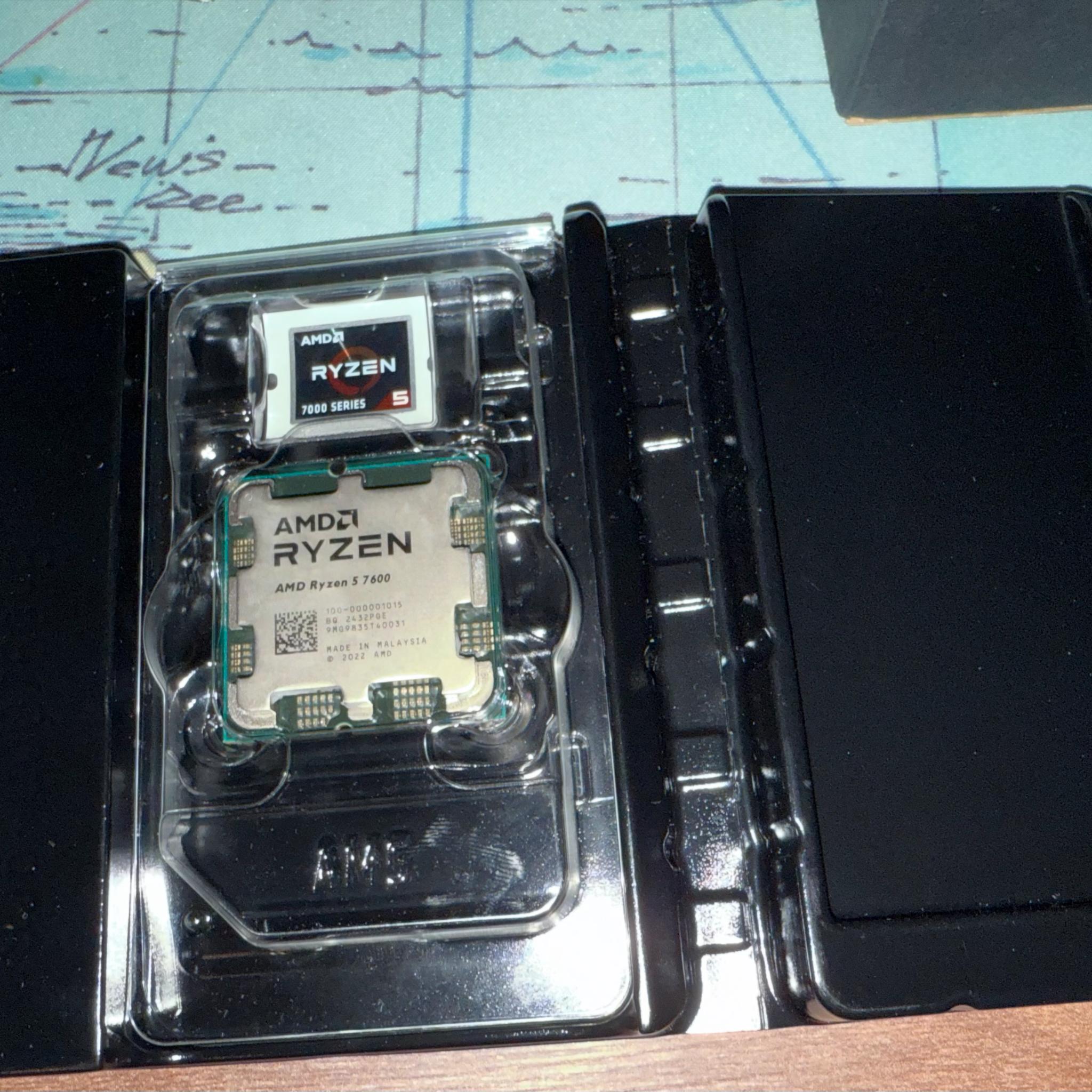 AMD ryzen 5 7600 6 core 12 thread cpu