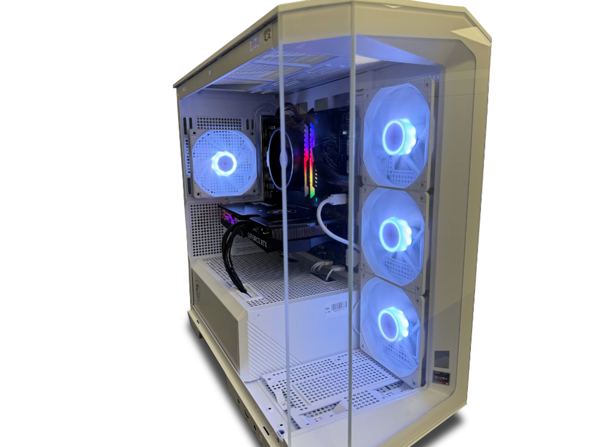 Pro White PC Gamer | R7 5700X | 16 GB RAM | 1 TB SSD | GeForce RTX 3060 | Win 11 Home