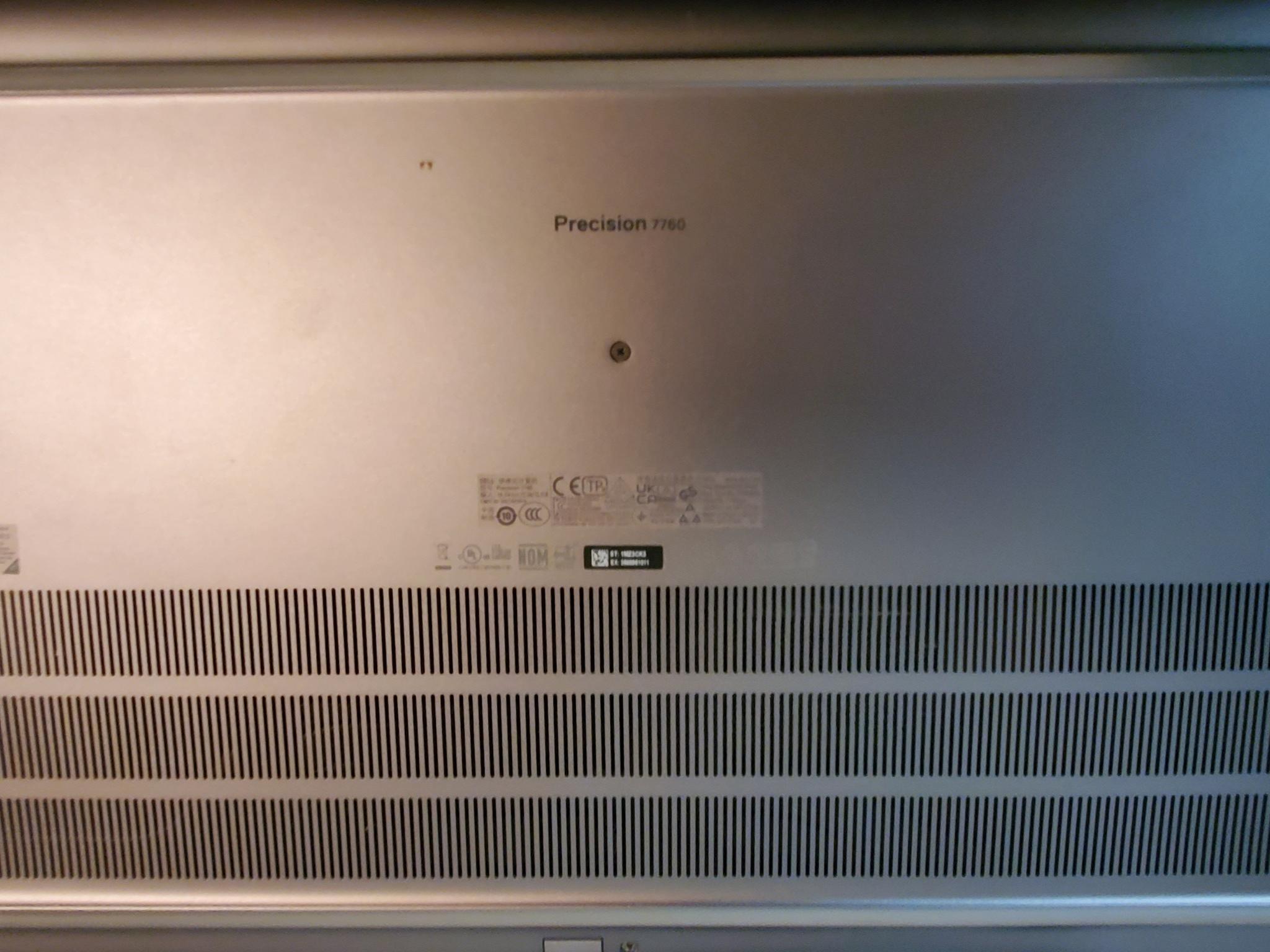 17inch Dell Precision 7760 Laptop Intel i7-11850H 32GB 1TB SSD NVIDIA RTX A3000