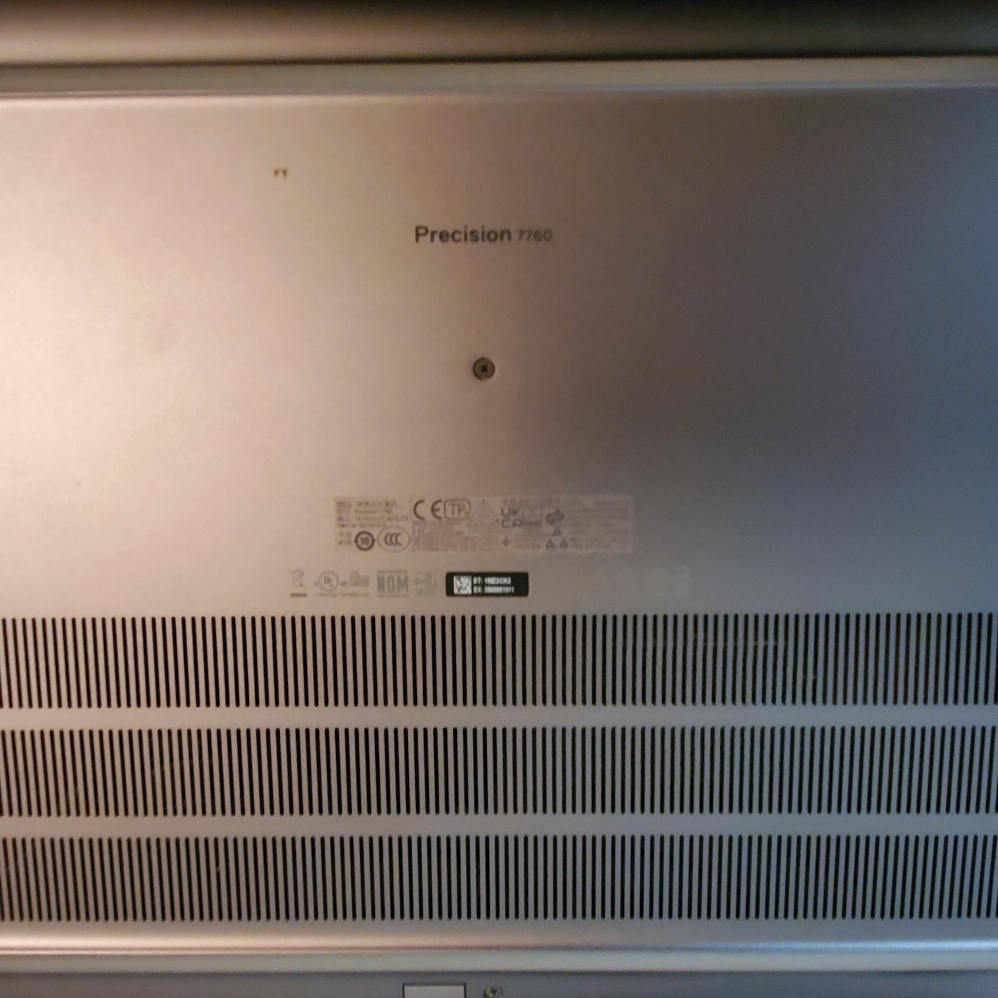 17inch Dell Precision 7760 Laptop Intel i7-11850H 32GB 1TB SSD NVIDIA RTX A3000