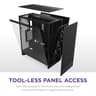 NZXT H7 Flow 2024 - Mid-Tower ATX Airflow Case - Includes Pre-Installed 3 x 120mm Fans - CM-H72FB-01