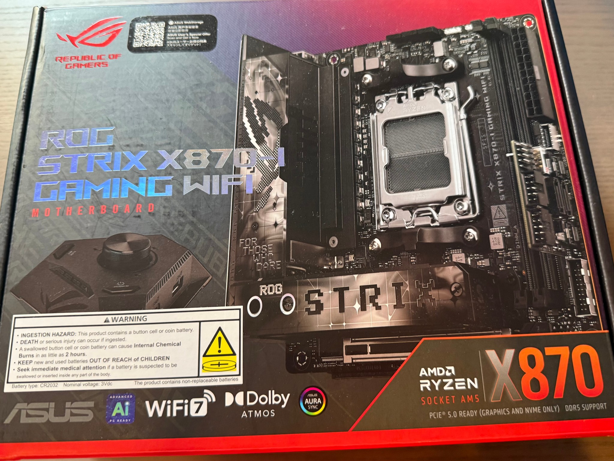 ASUS ROG STRIX x870-I
