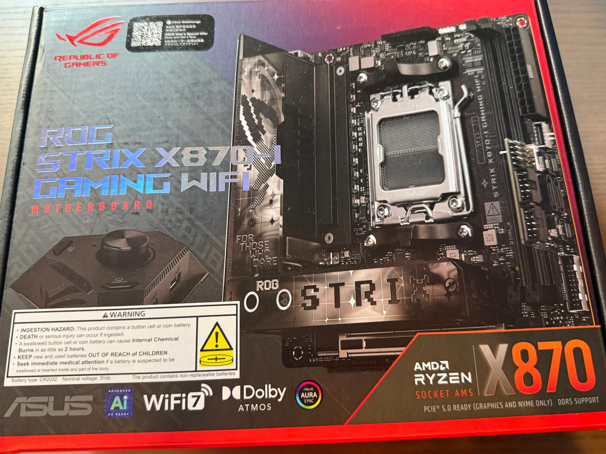 ASUS ROG STRIX x870-I