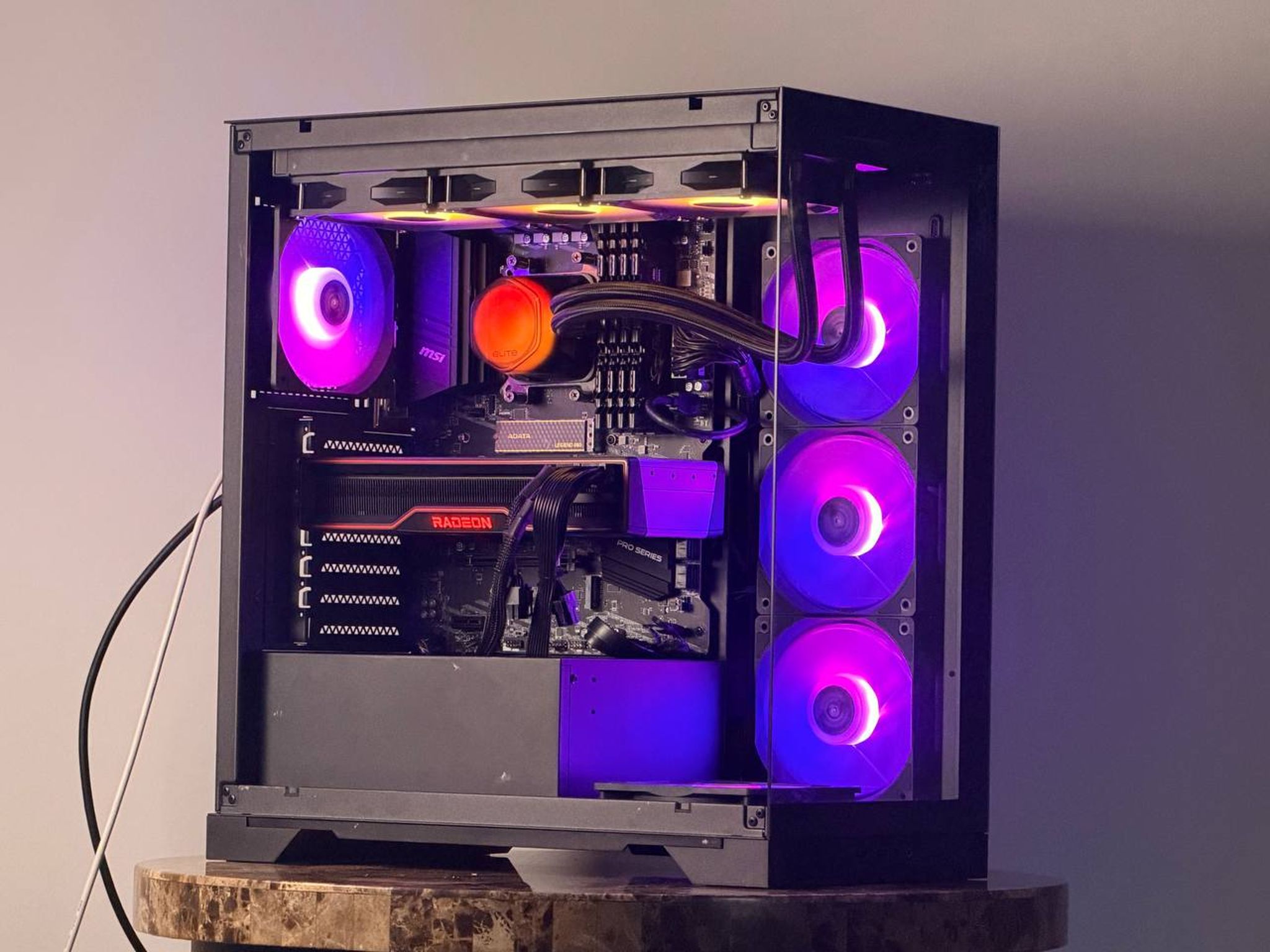 FREE SHIPPING 🖤 🌈 Black RGB Gaming PC | RX 6900 XT 16GB | Ryzen 7 5700x | 1TB SSD | 32 GB DDR4