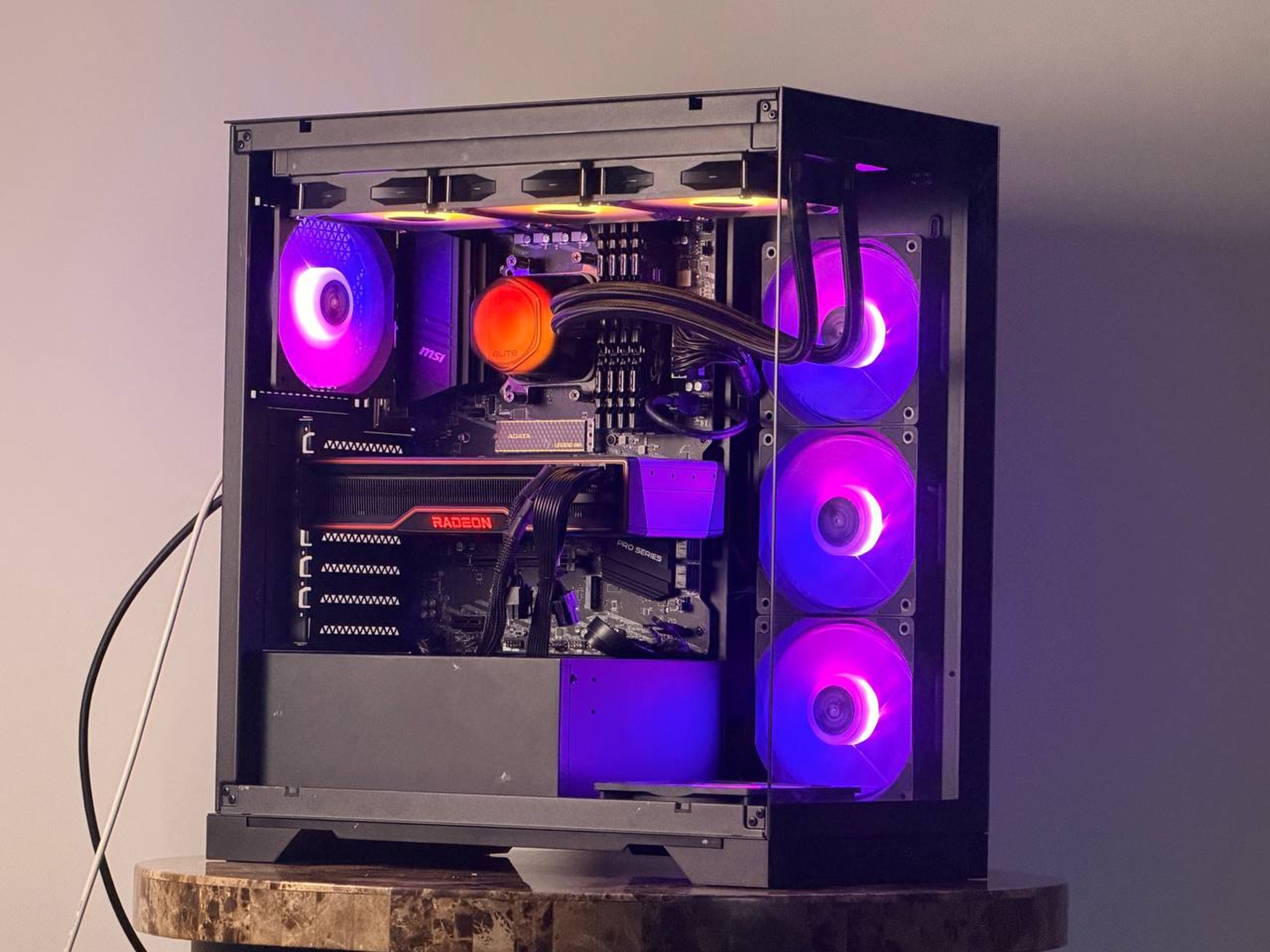 FREE SHIPPING 🖤 🌈 Black RGB Gaming PC | RX 6900 XT 16GB | Ryzen 7 5700x | 1TB SSD | 32 GB DDR4