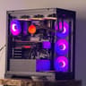 FREE SHIPPING 🖤 🌈 Black RGB Gaming PC | RX 6900 XT 16GB | Ryzen 7 5700x | 1TB SSD | 32 GB DDR4
