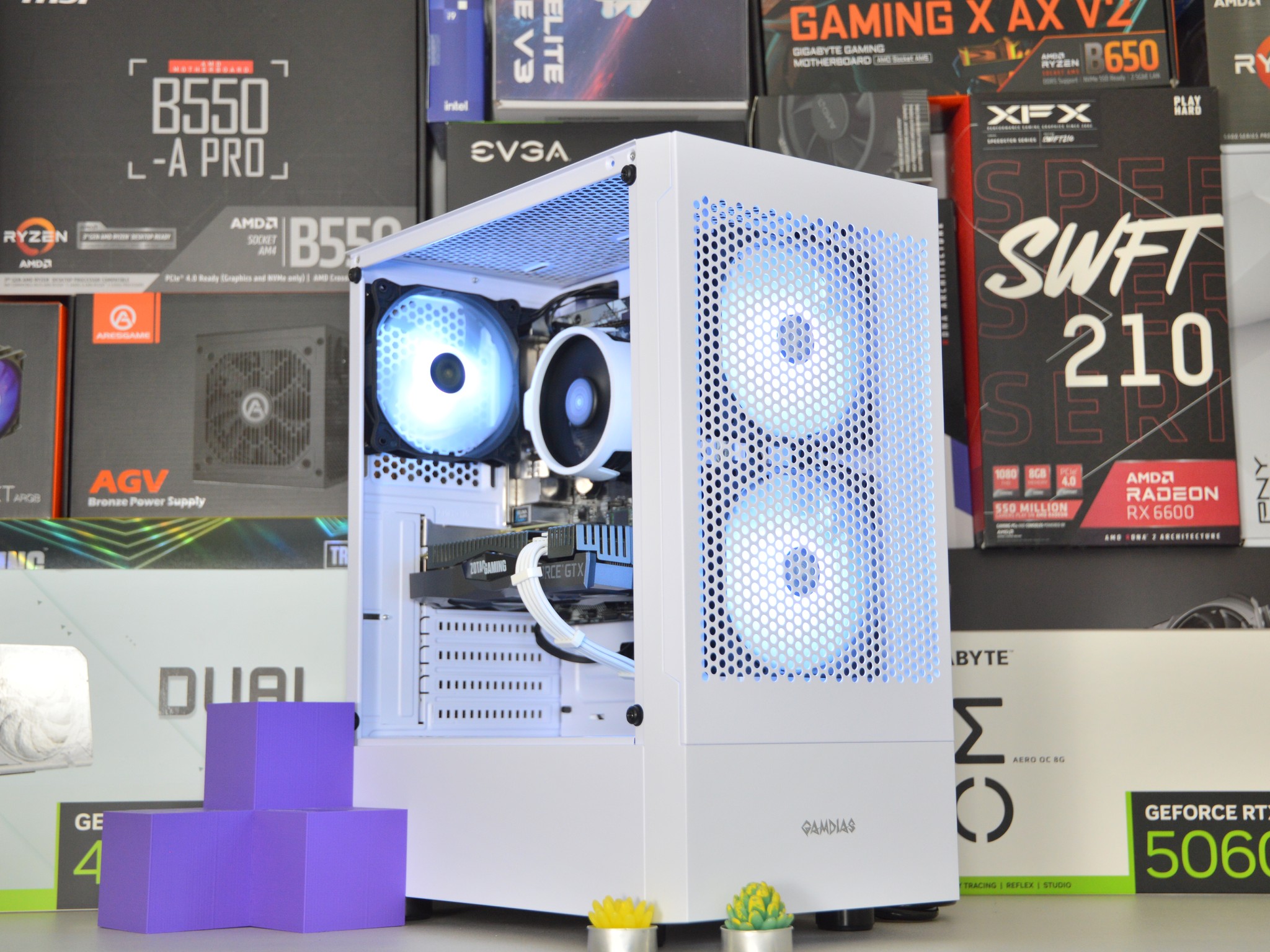 ⚪🟣| GTX 1660 Ti 6GB | RYZEN 5 3500 | 16GB DDR4 RAM | 512 GB NVME SSD | Violet Skies |
