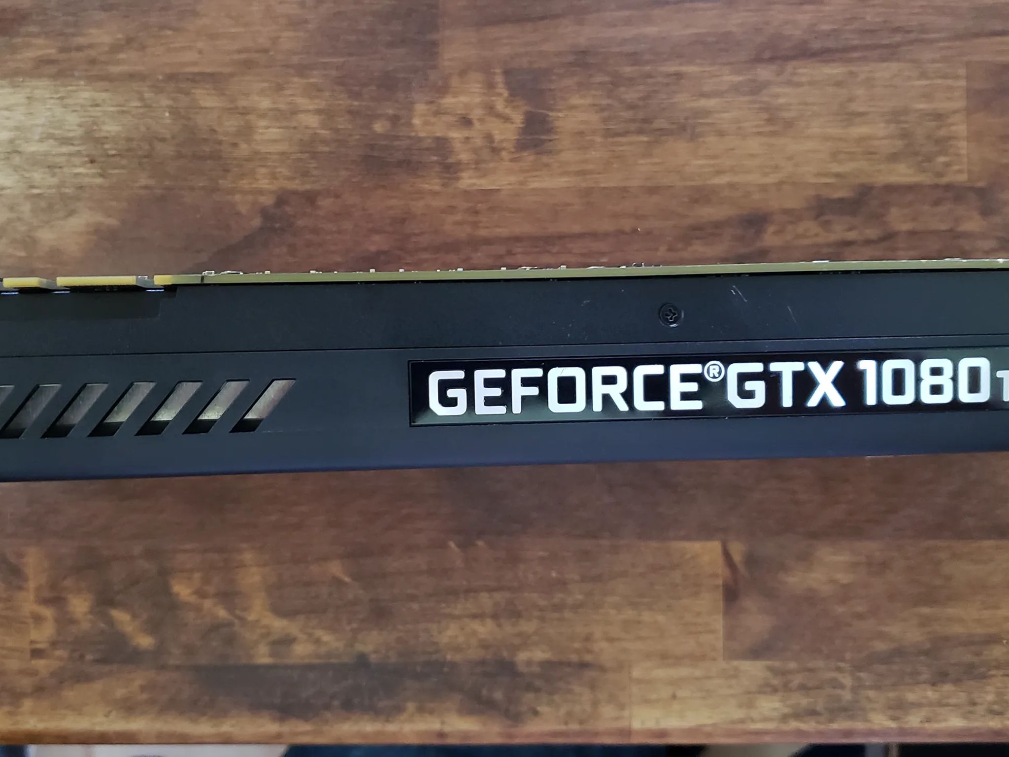 PNY GTX 1080 Ti graphics card with 11gb memory