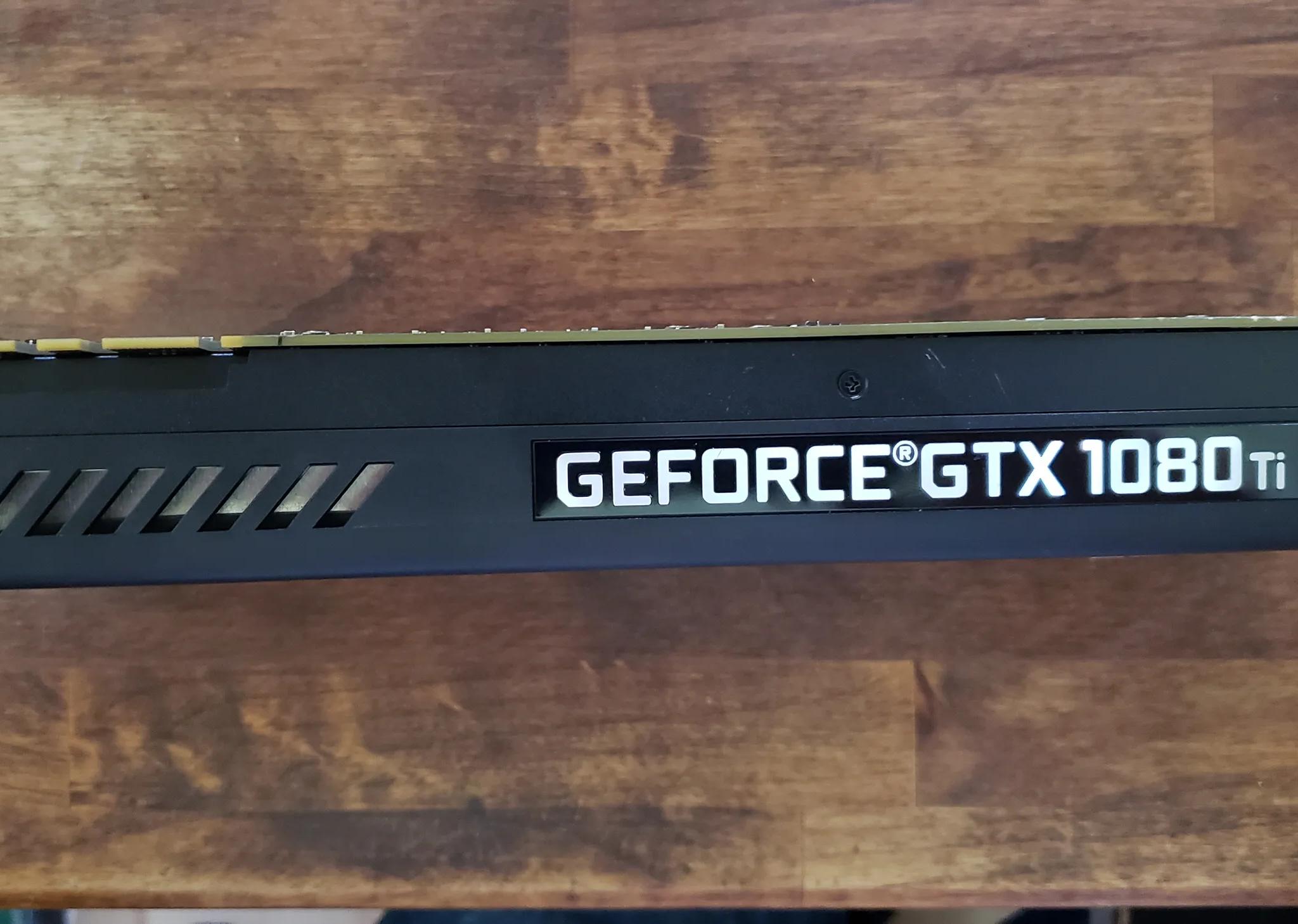 PNY GTX 1080 Ti graphics card with 11gb memory