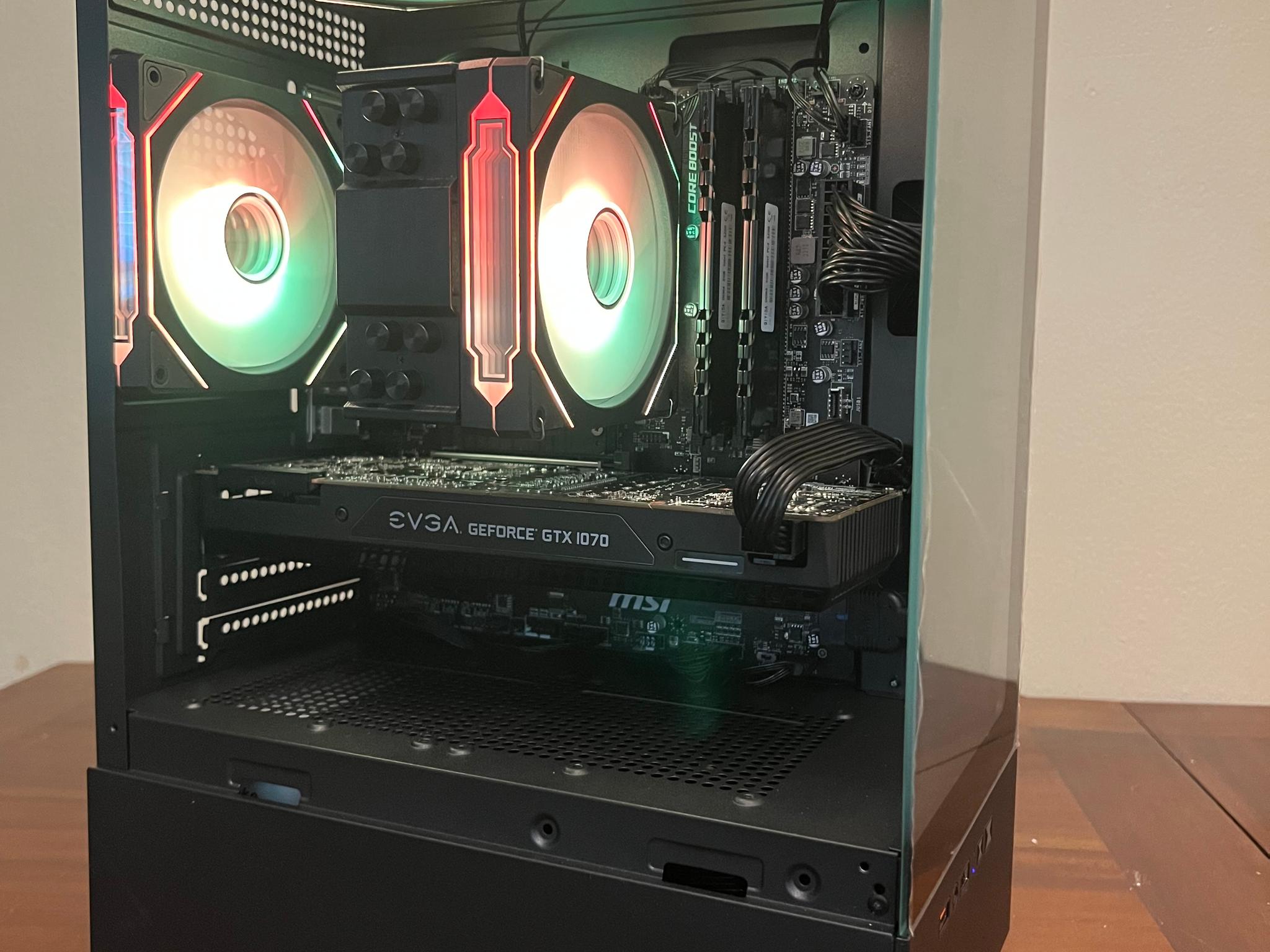 Ryzen R5 2600 Gaming PC GTX 1070 512GB NVME SSD 16GB RAM WIFi WINDOWS 11 Pro